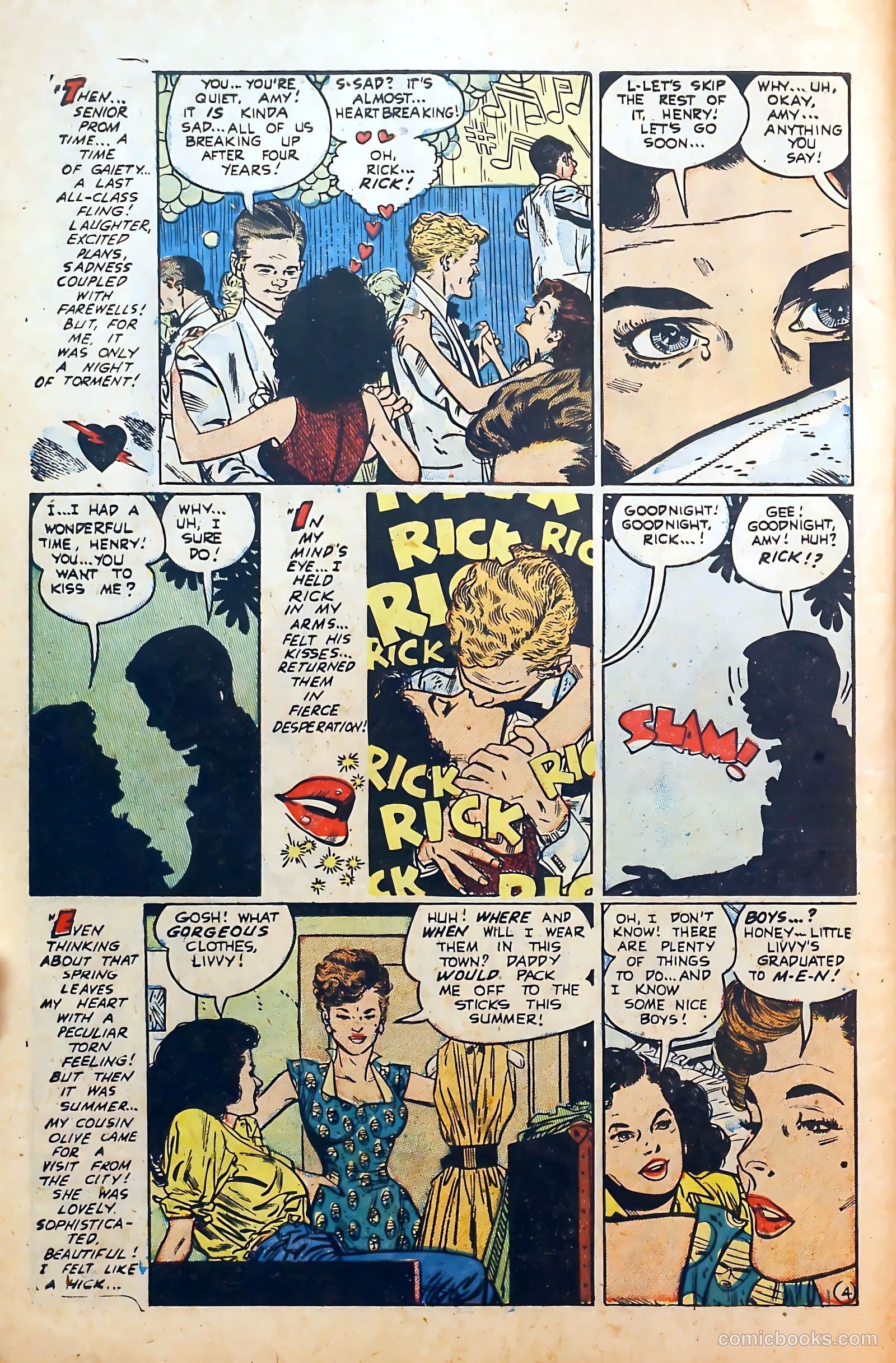 Thrilling Romances #24 (1954) — page 6 of 37