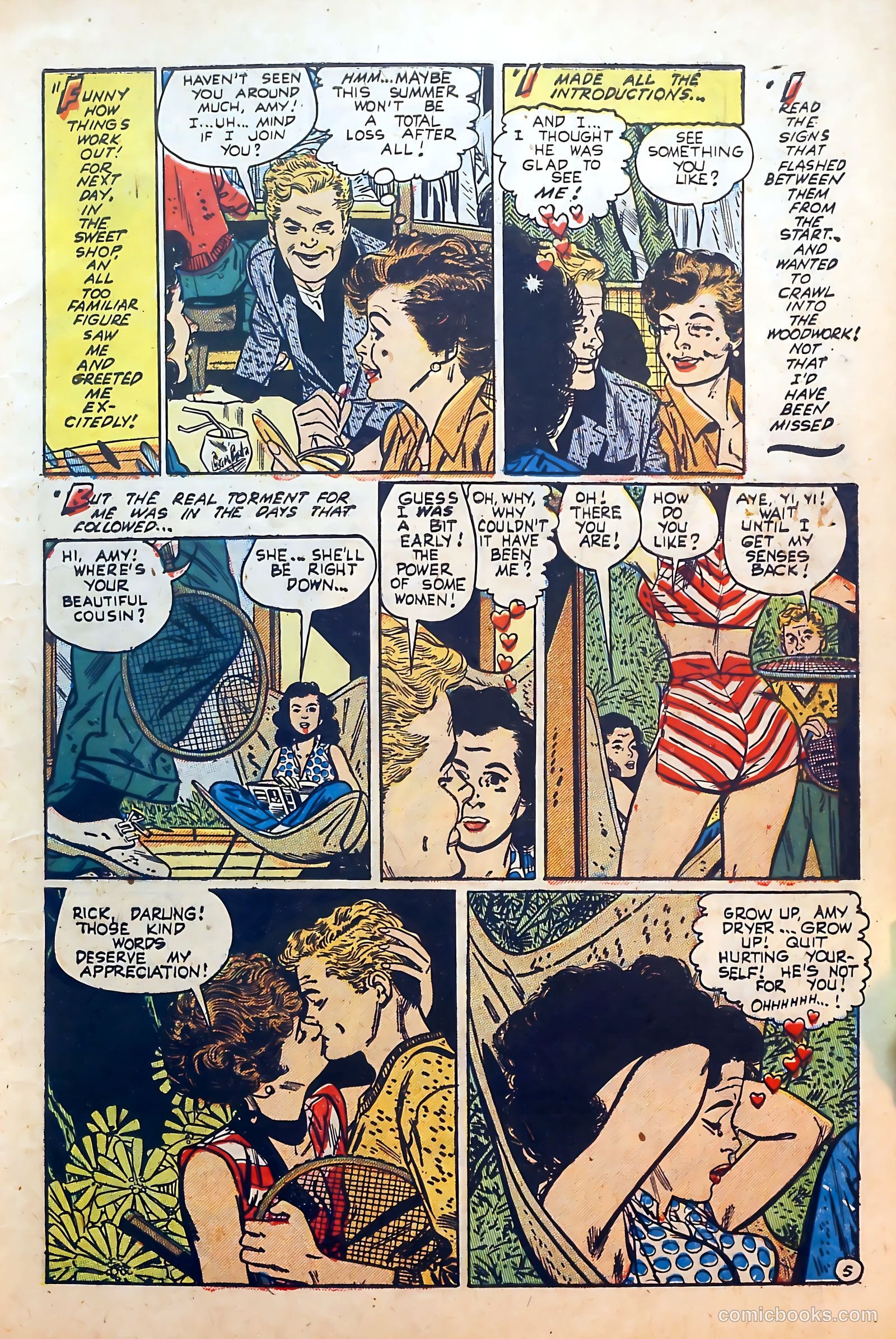 Thrilling Romances #24 (1954) — page 7 of 37