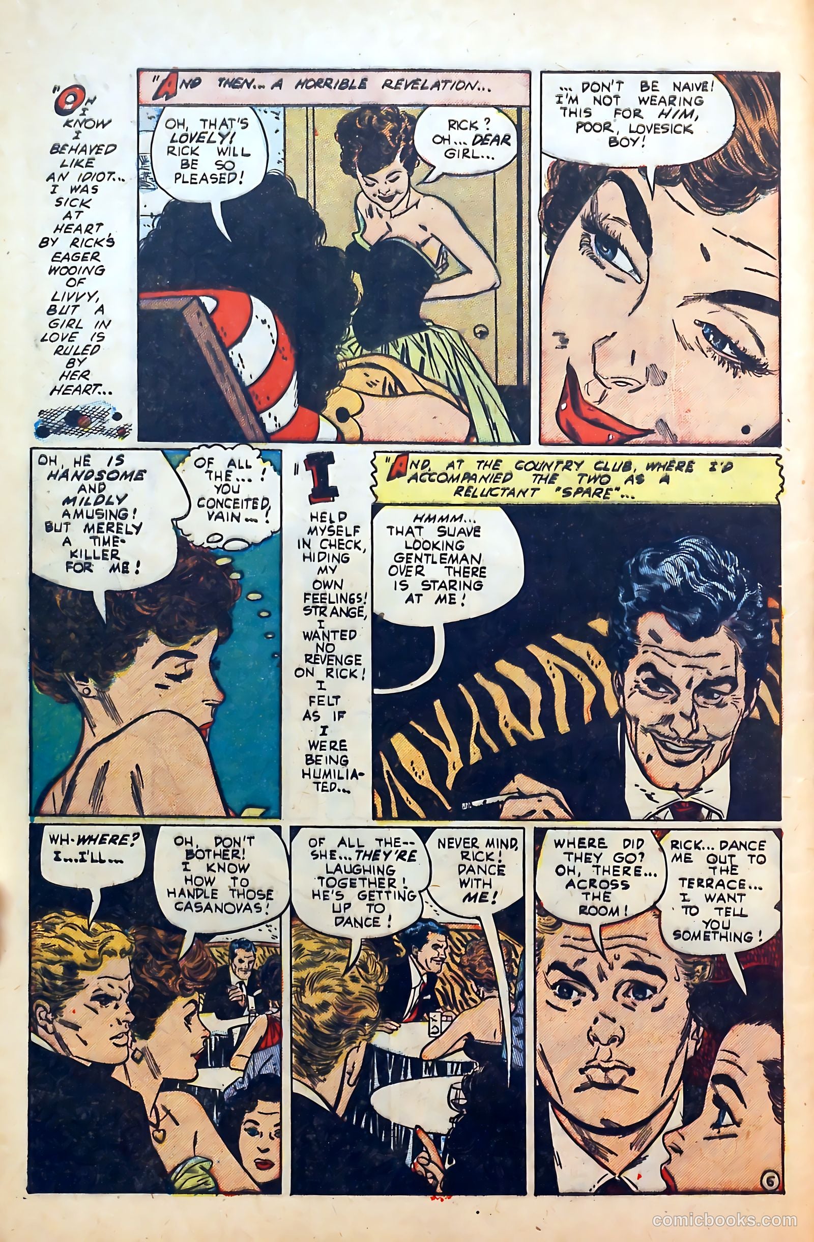 Thrilling Romances #24 (1954) — page 8 of 37