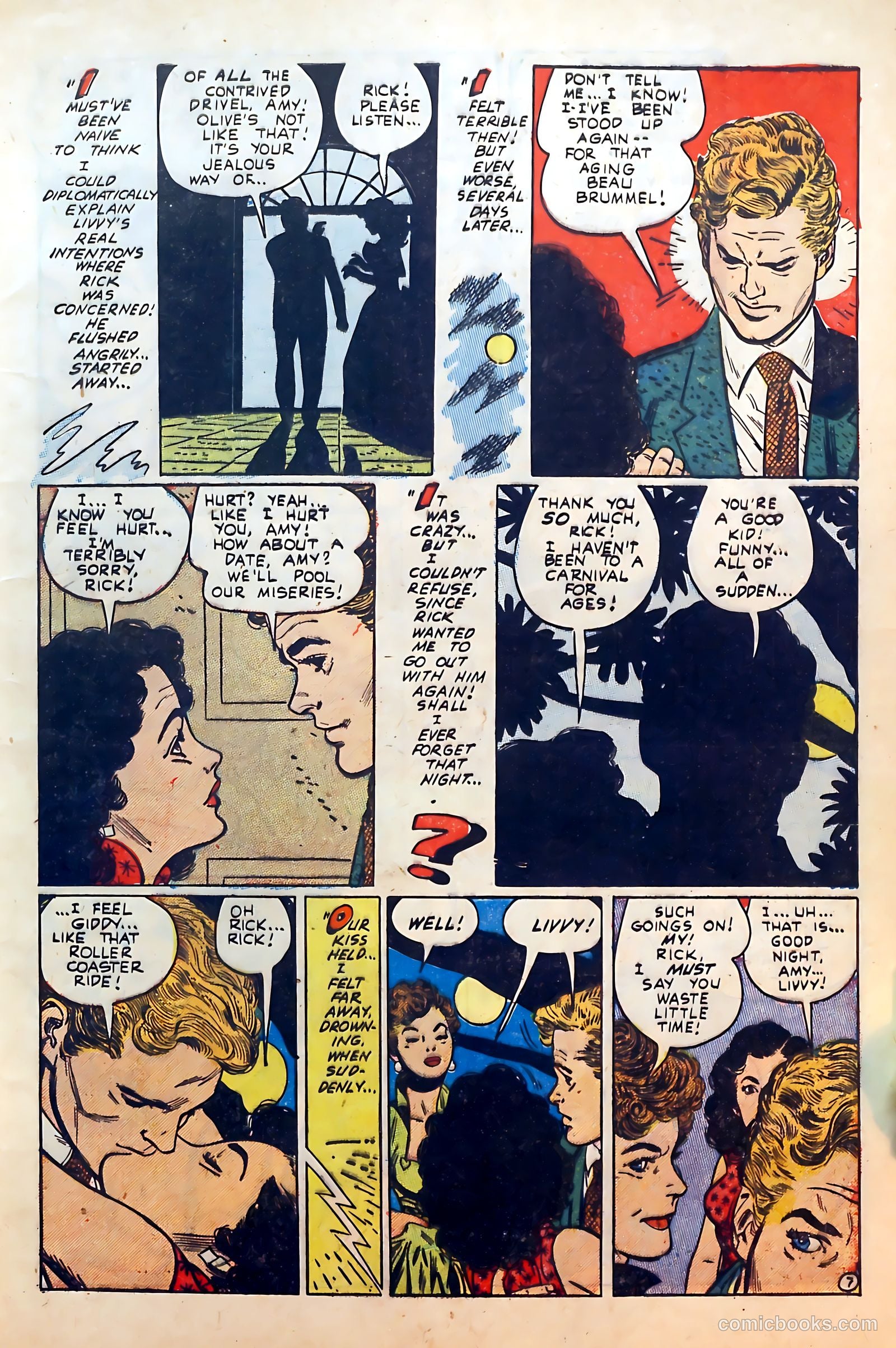Thrilling Romances #24 (1954) — page 9 of 37