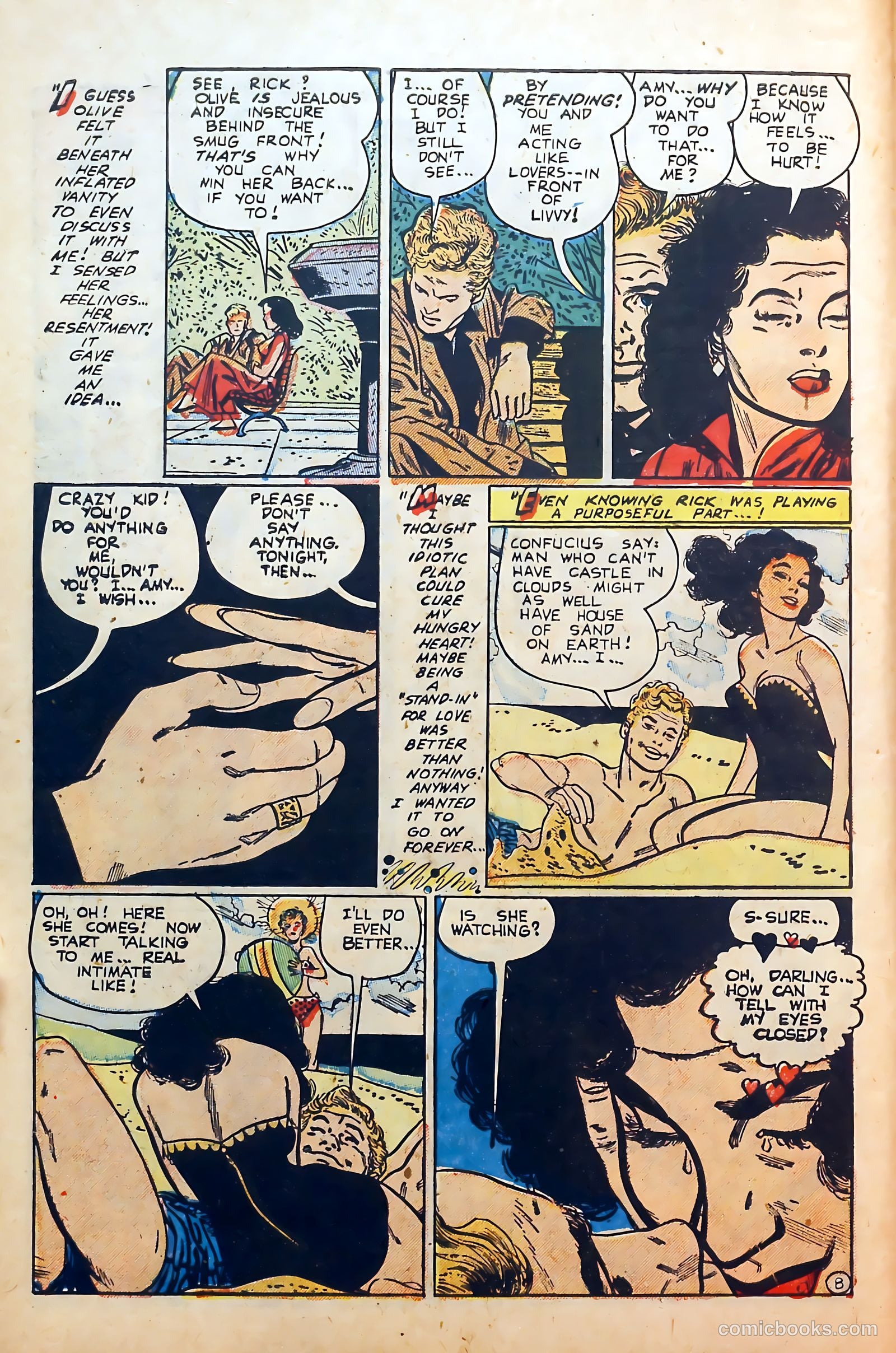 Thrilling Romances #24 (1954) — page 10 of 37