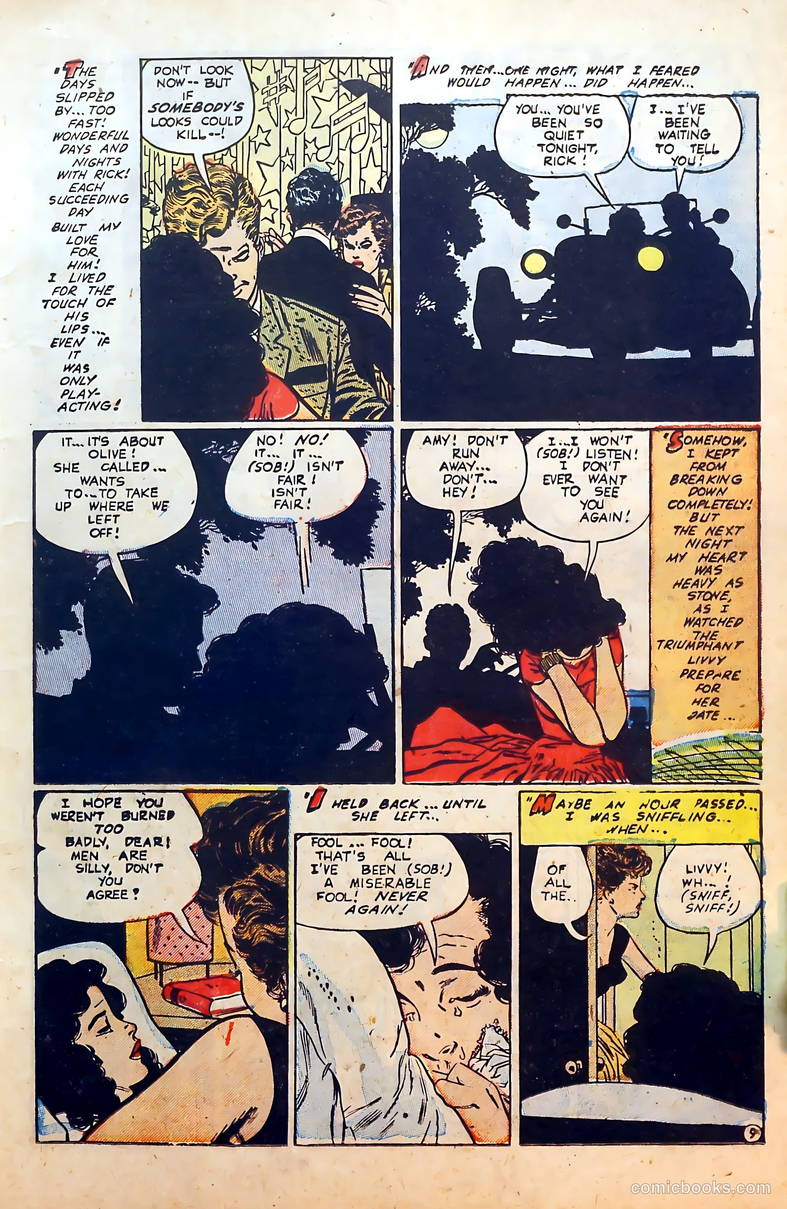 Thrilling Romances #24 (1954) — page 11 of 37