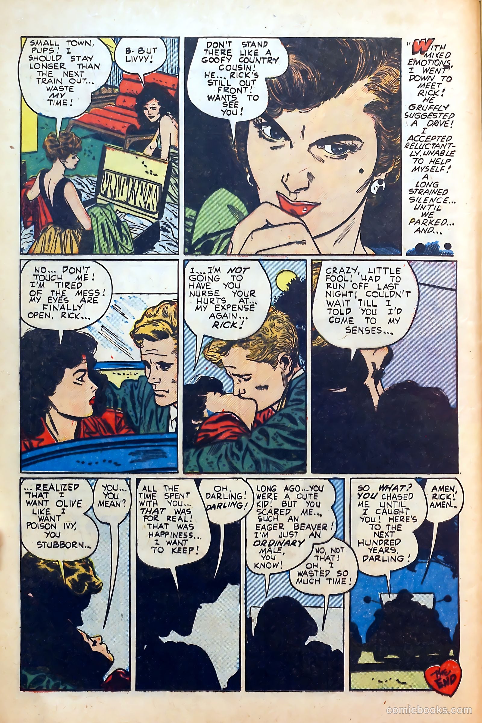 Thrilling Romances #24 (1954) — page 12 of 37