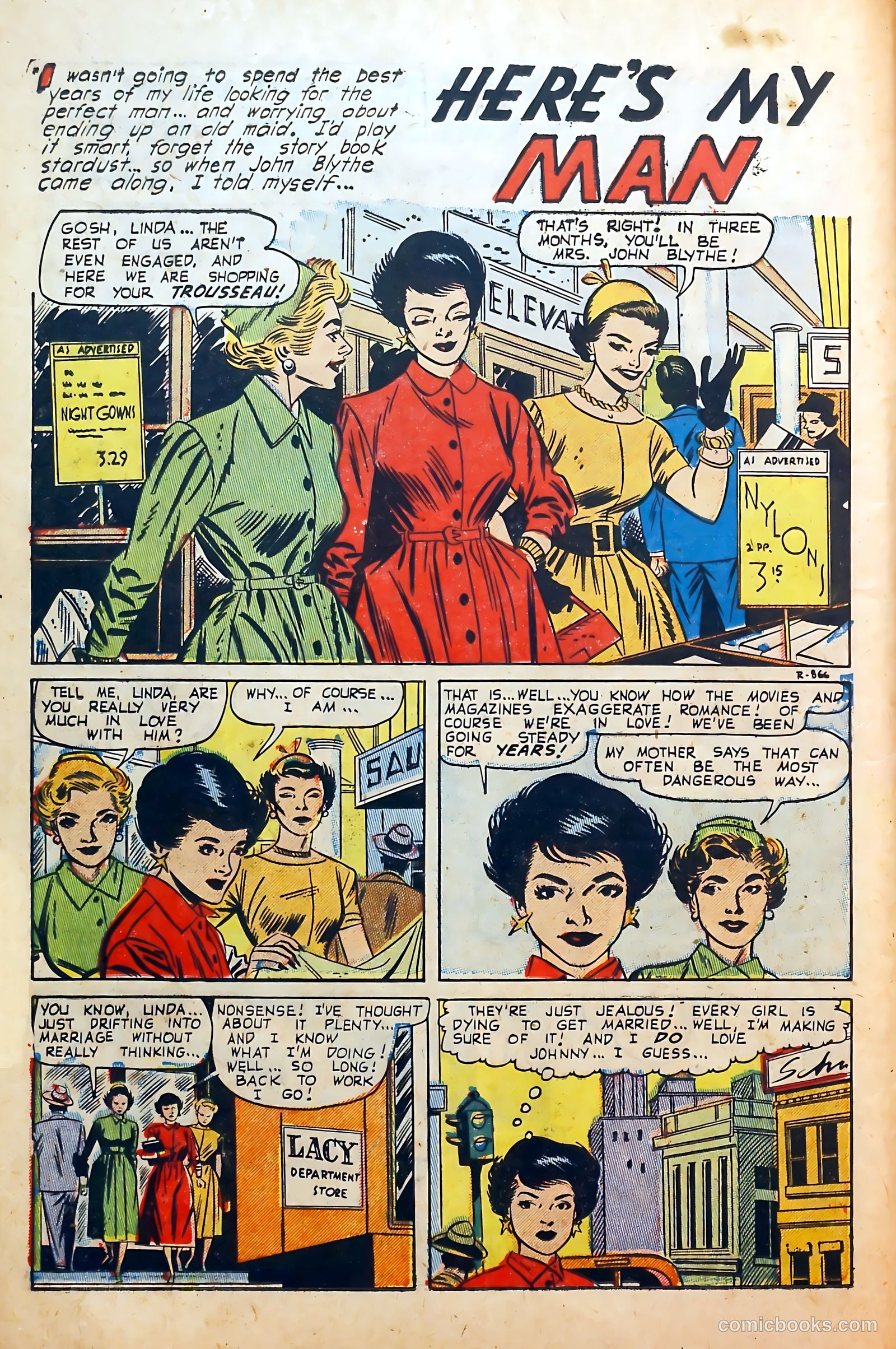 Thrilling Romances #24 (1954) — page 14 of 37