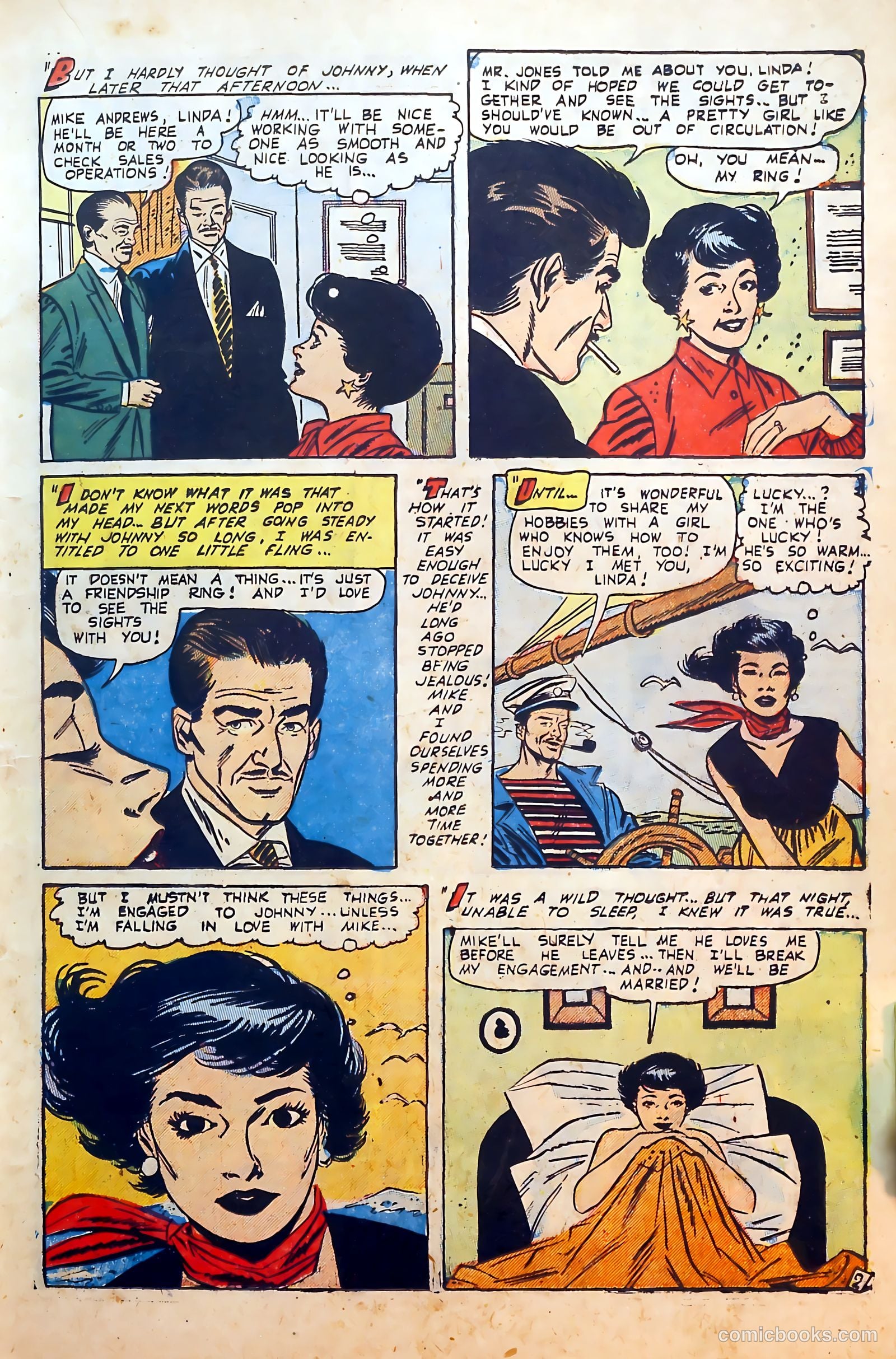 Thrilling Romances #24 (1954) — page 15 of 37