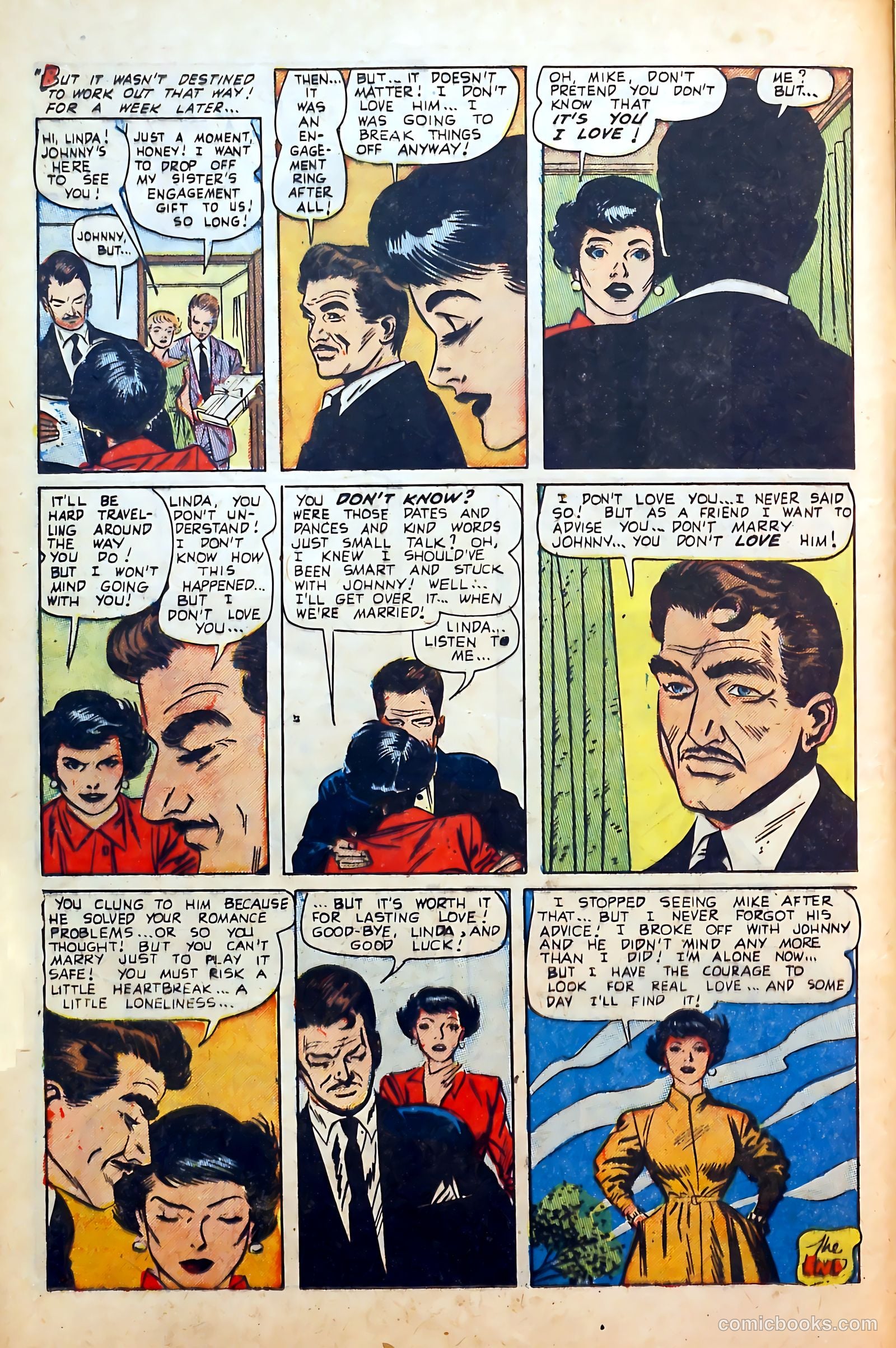 Thrilling Romances #24 (1954) — page 16 of 37
