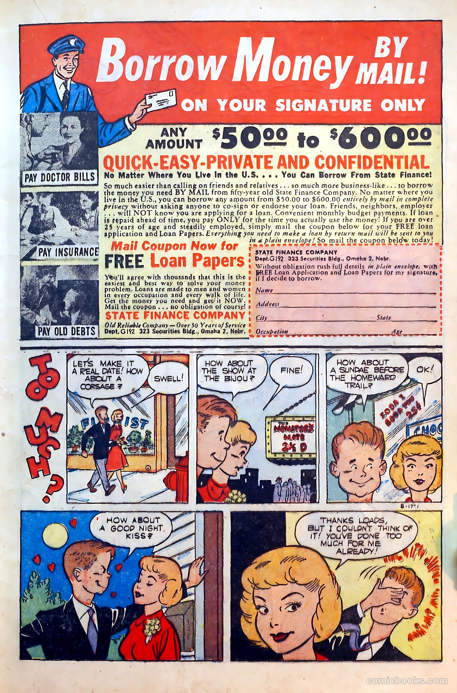 Thrilling Romances #24 (1954) — page 17 of 37