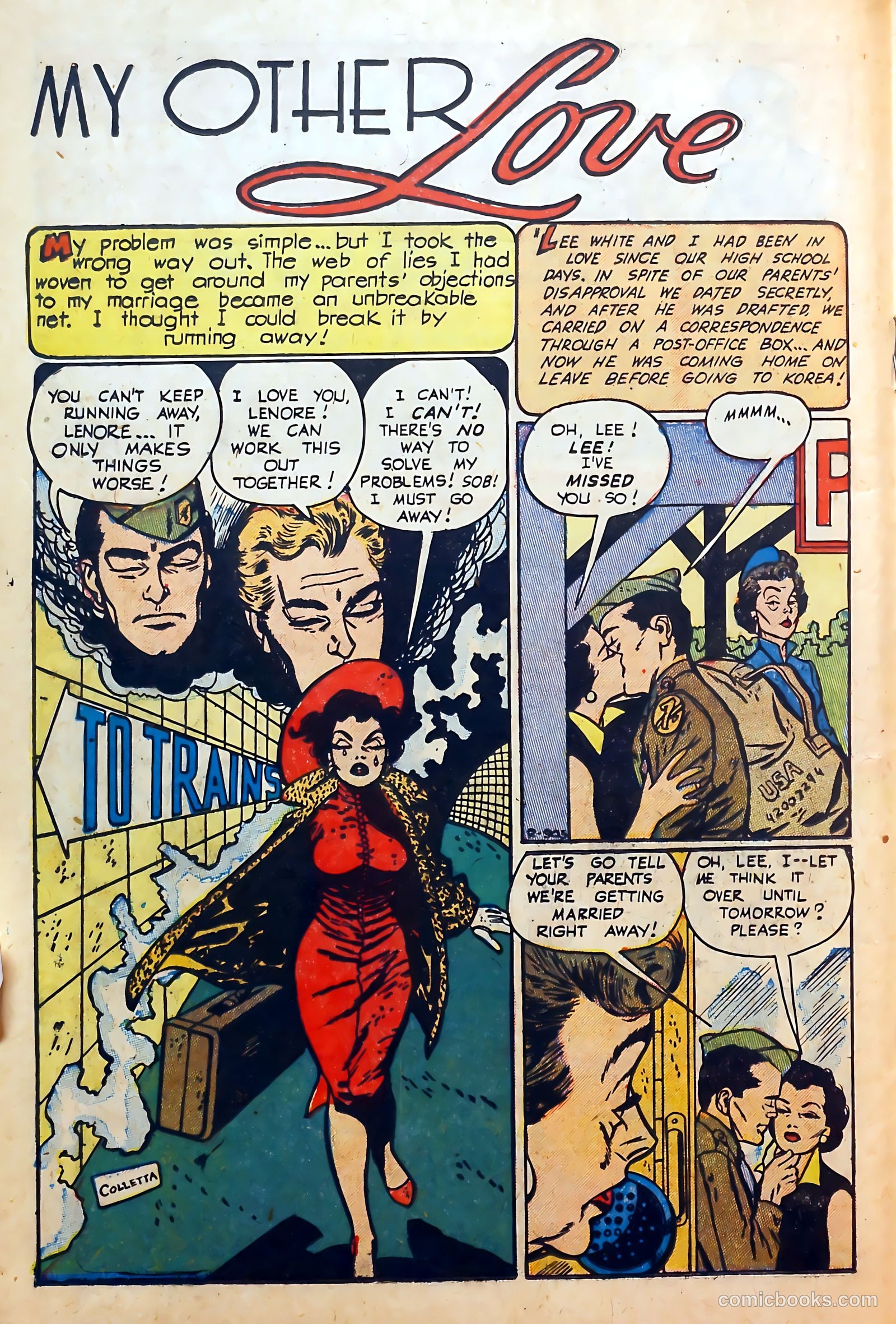 Thrilling Romances #24 (1954) — page 18 of 37