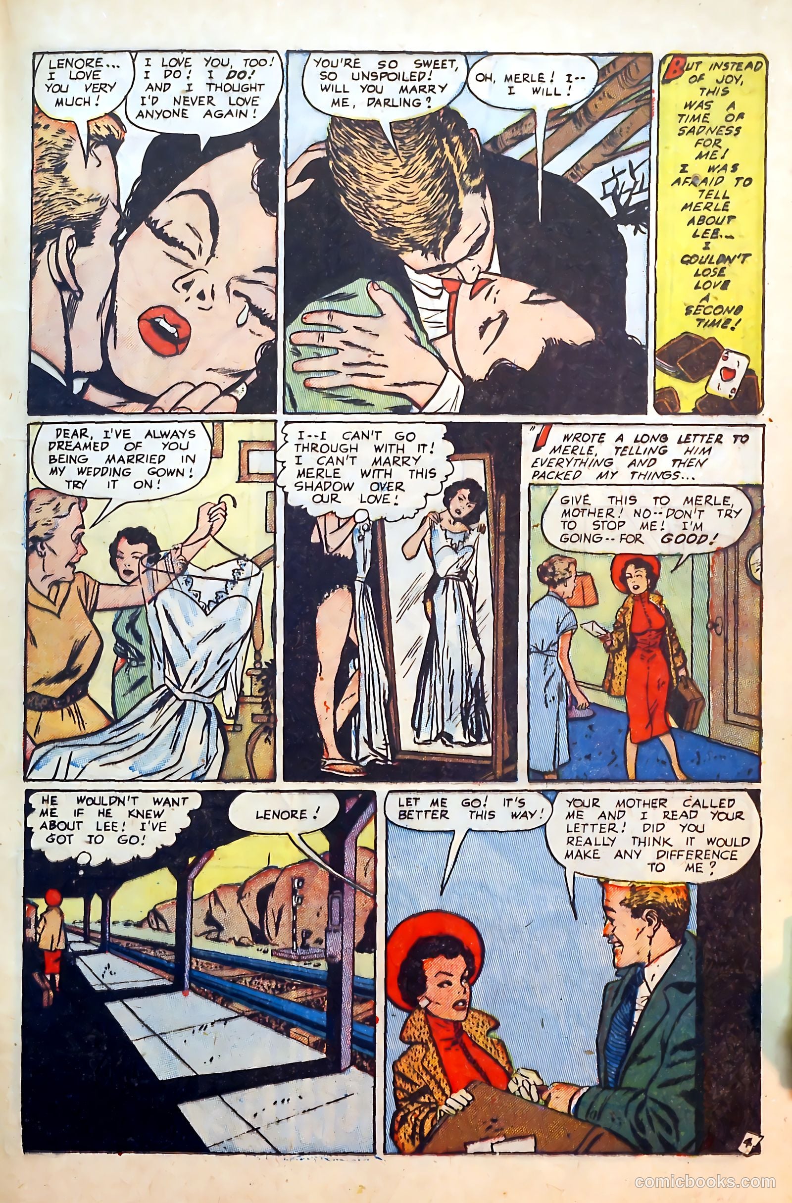 Thrilling Romances #24 (1954) — page 21 of 37