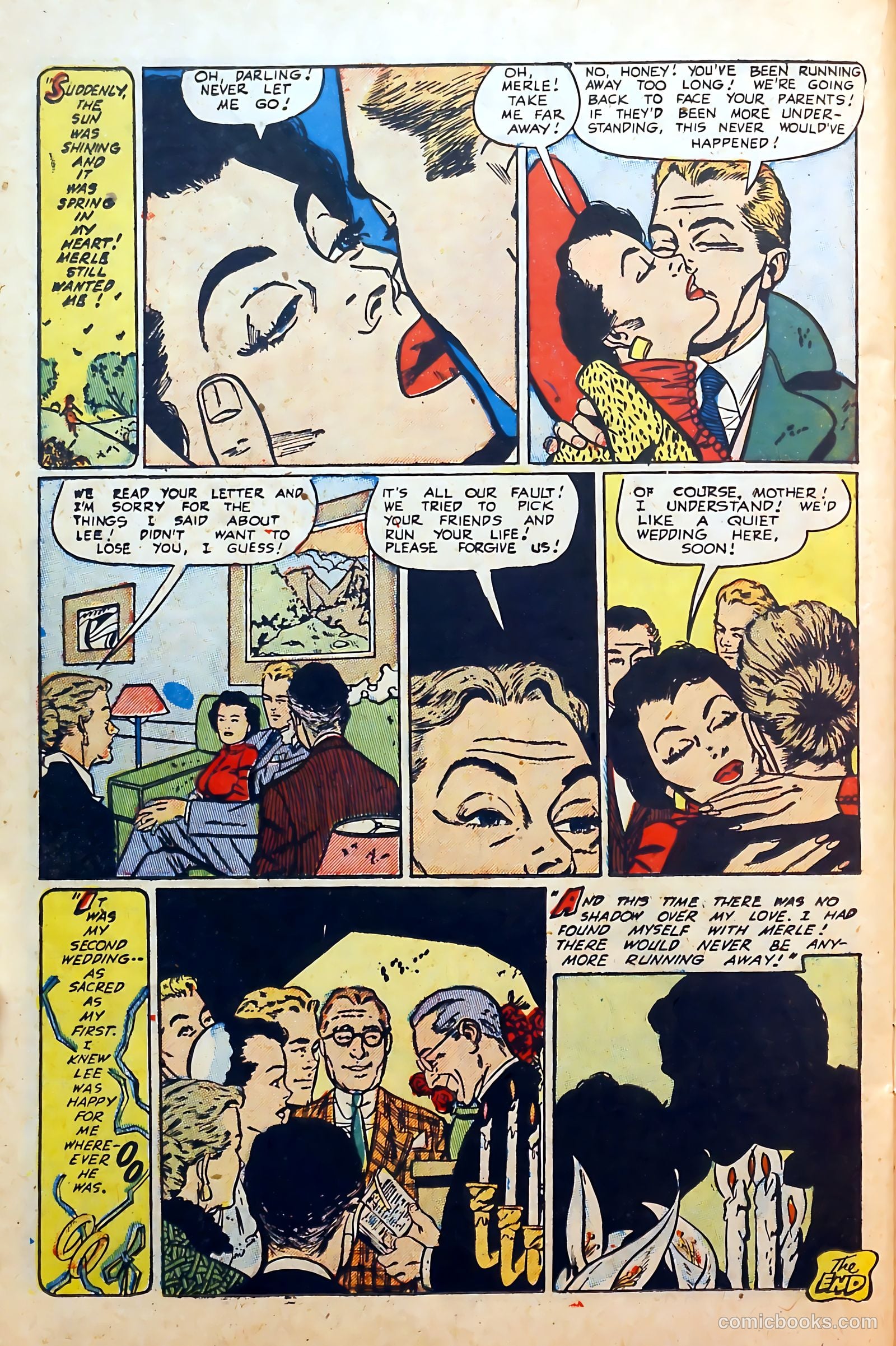 Thrilling Romances #24 (1954) — page 22 of 37
