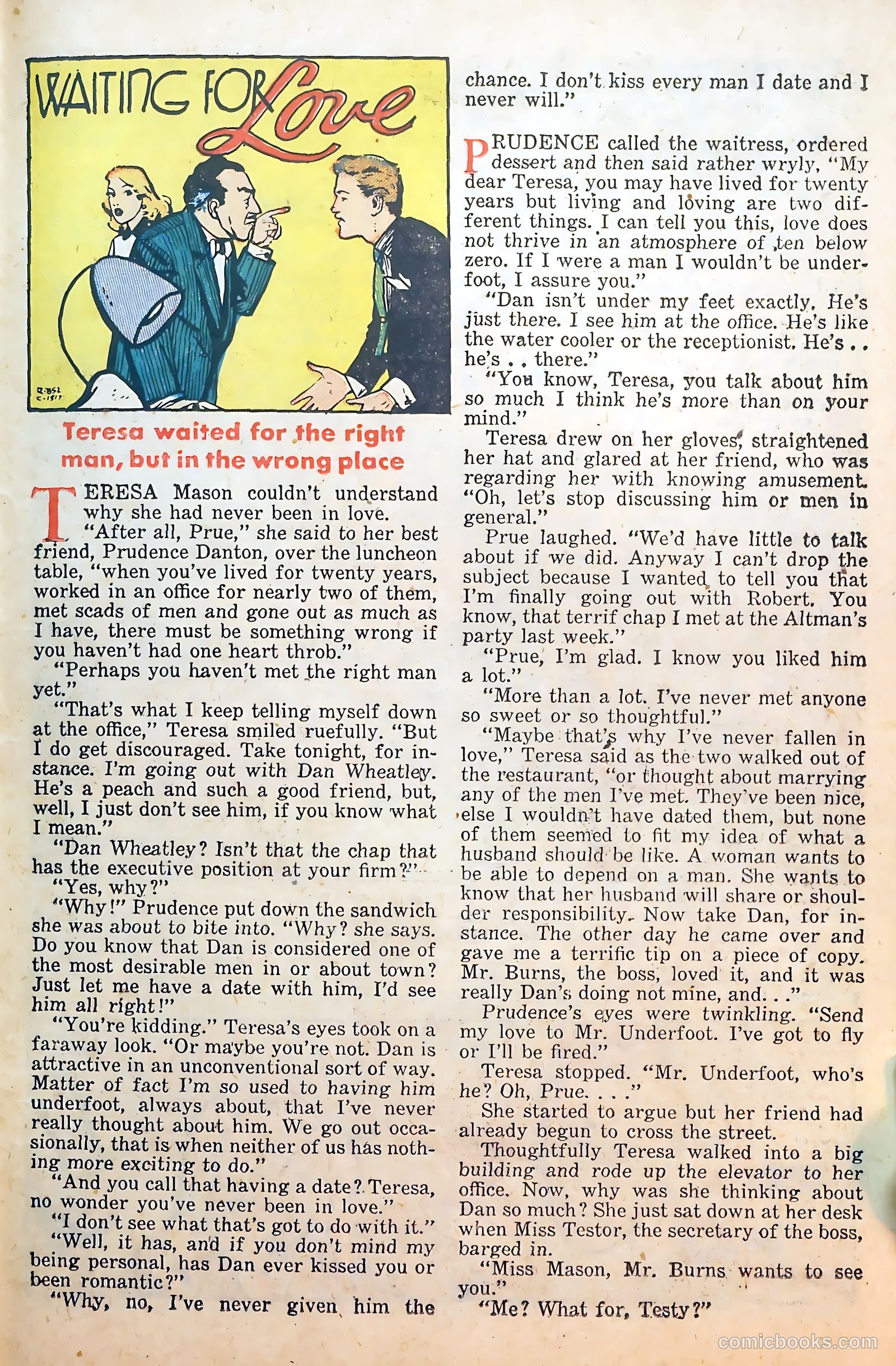 Thrilling Romances #24 (1954) — page 23 of 37