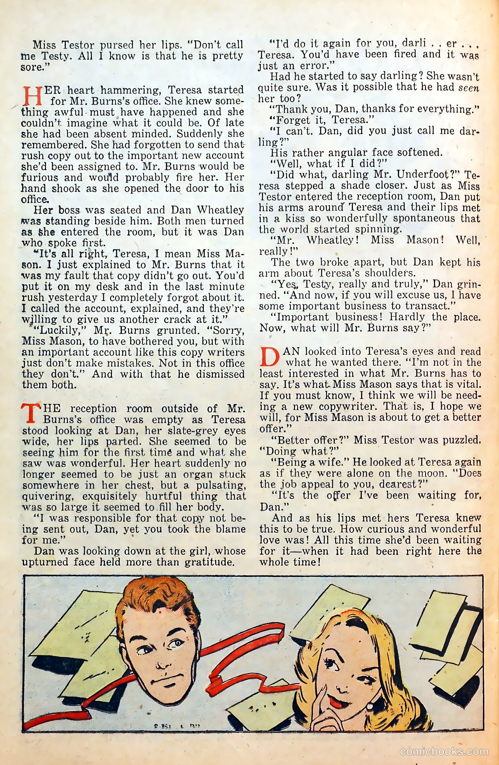 Thrilling Romances #24 (1954) — page 24 of 37