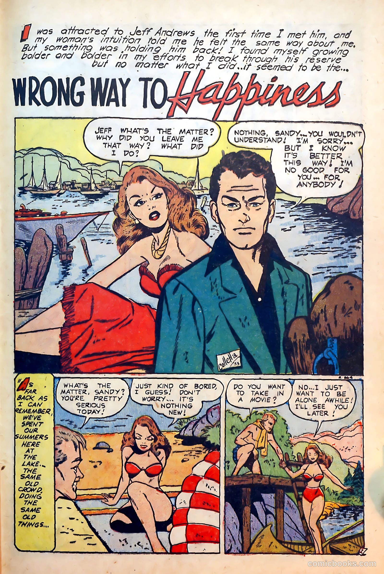 Thrilling Romances #24 (1954) — page 25 of 37