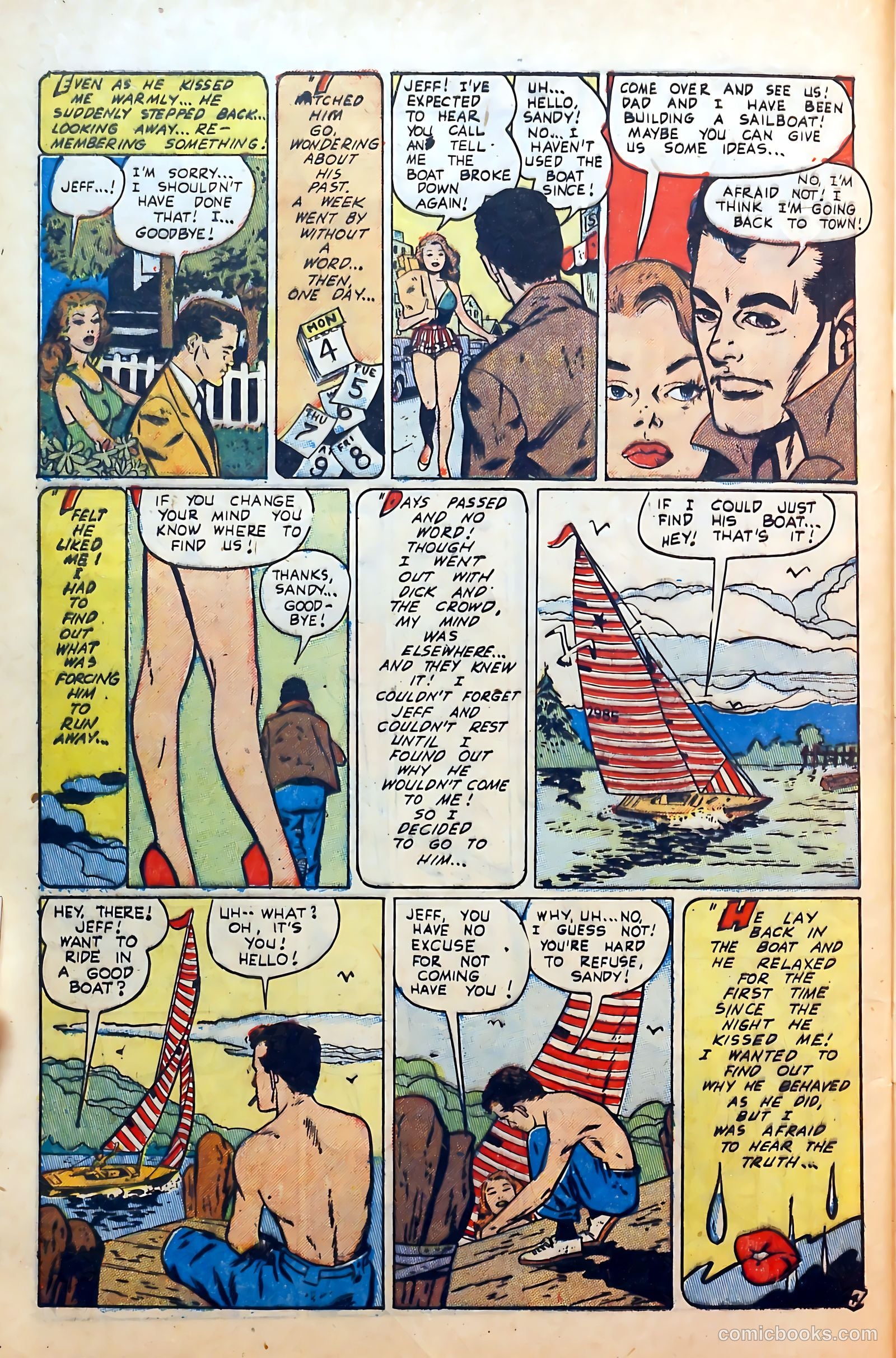 Thrilling Romances #24 (1954) — page 28 of 37