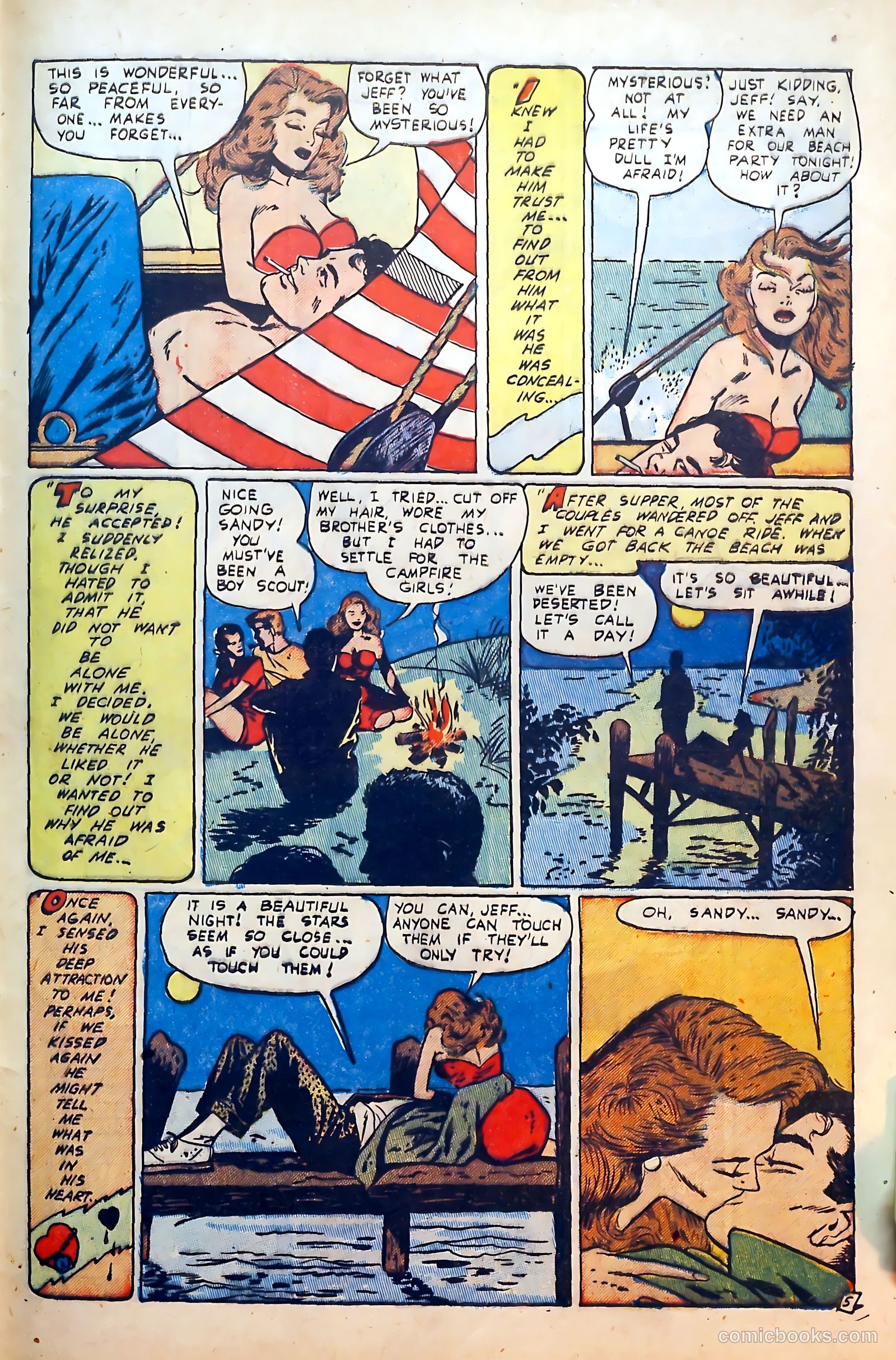 Thrilling Romances #24 (1954) — page 29 of 37