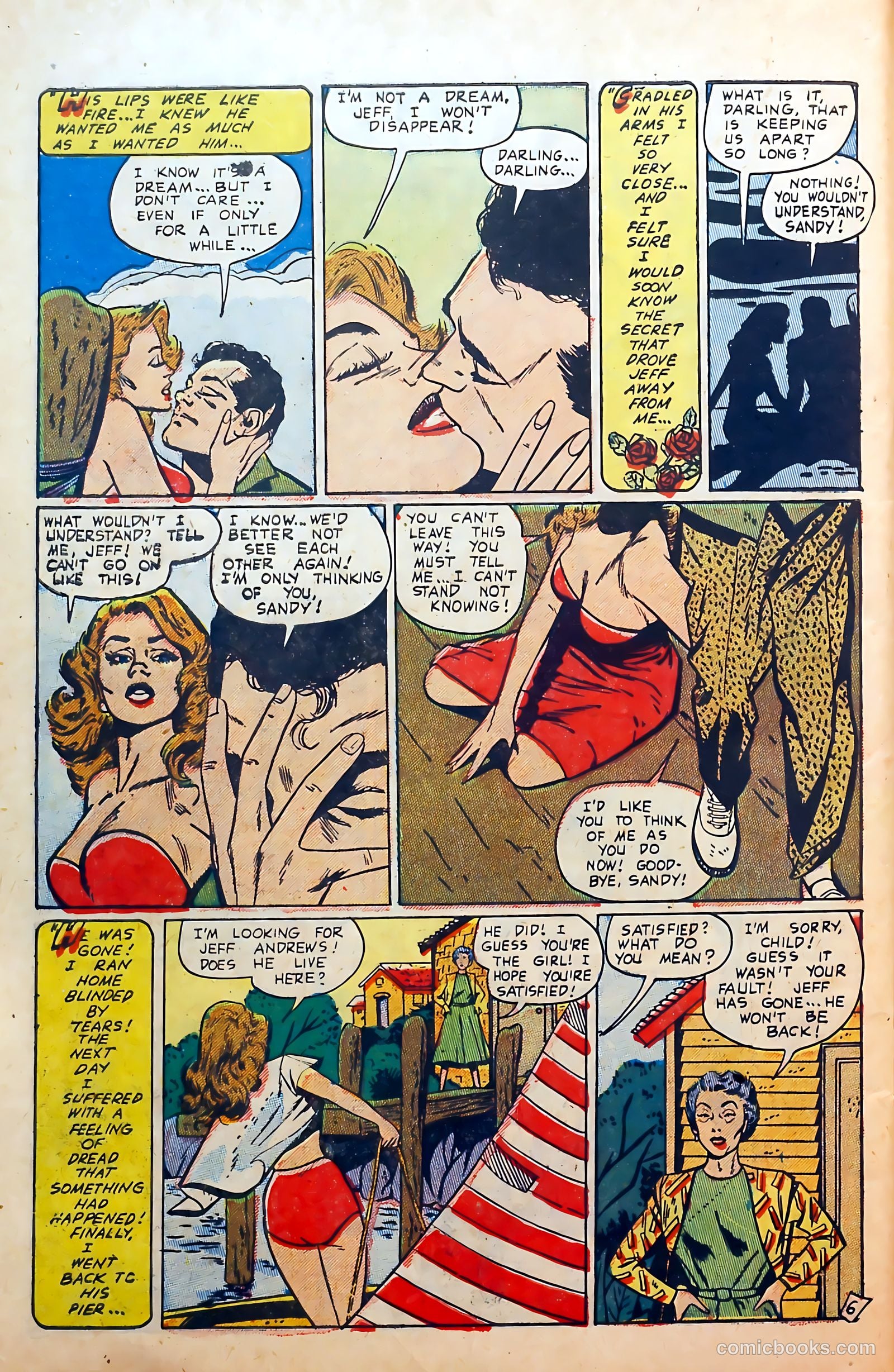 Thrilling Romances #24 (1954) — page 30 of 37