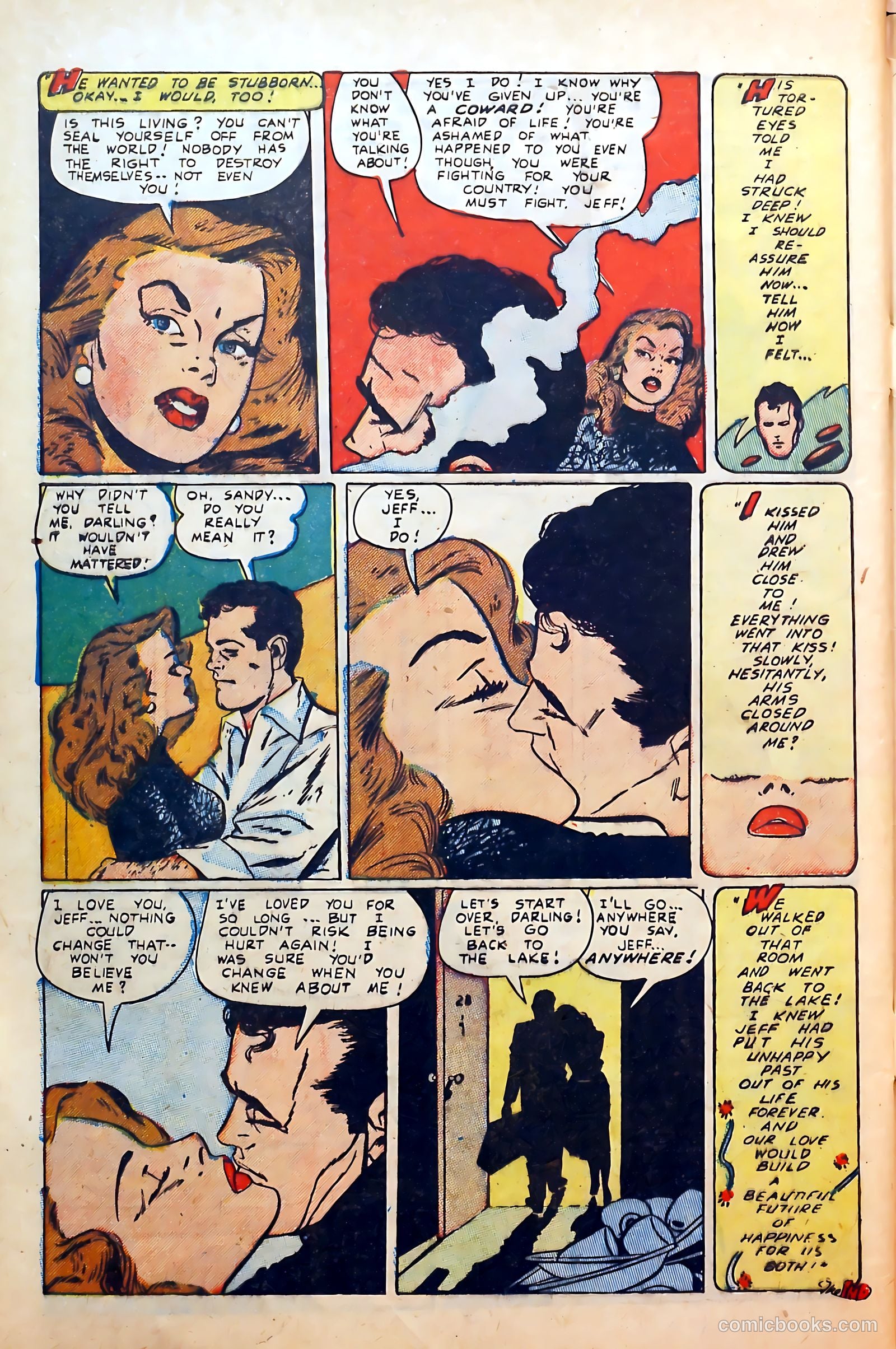 Thrilling Romances #24 (1954) — page 32 of 37