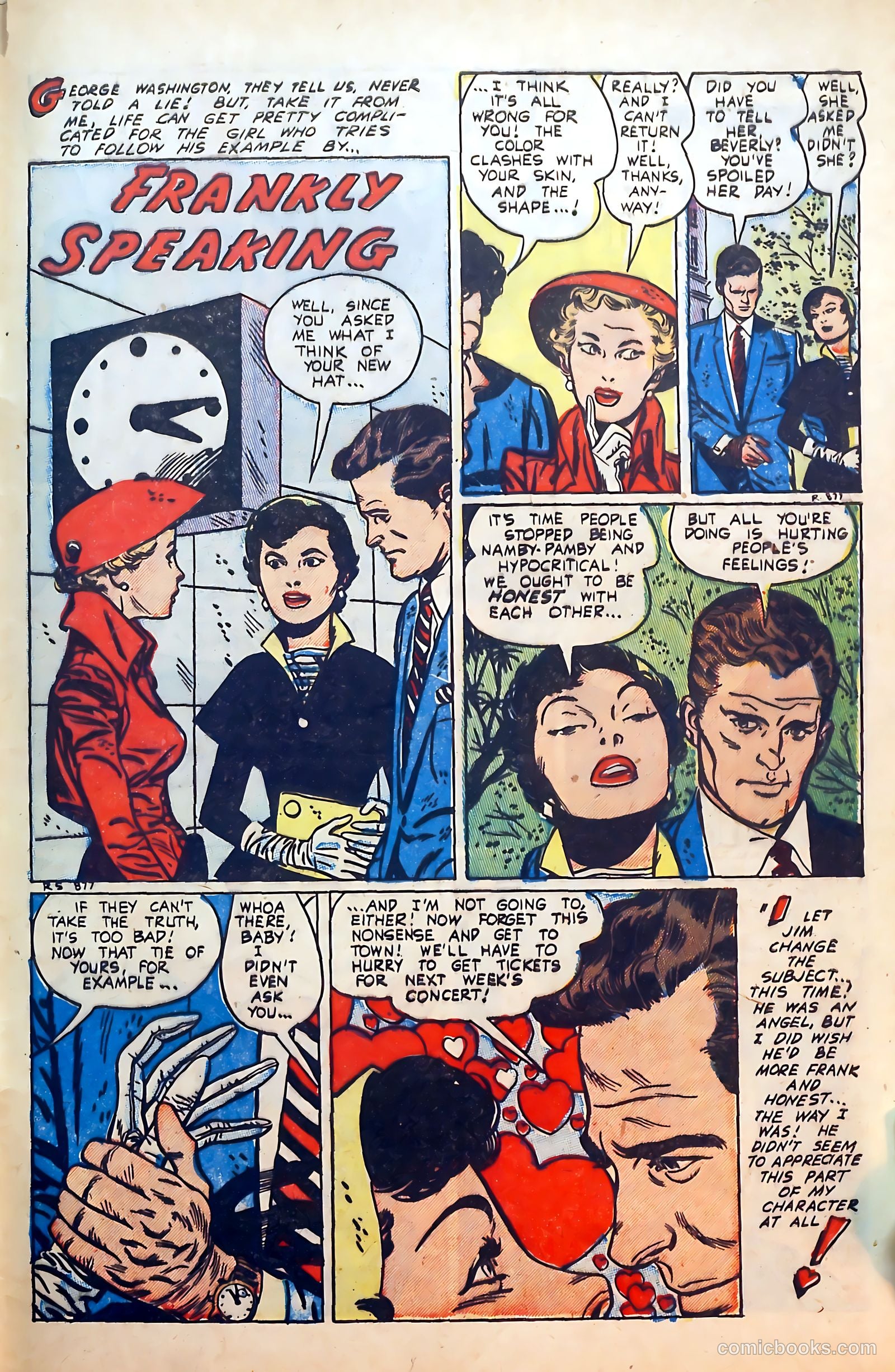 Thrilling Romances #24 (1954) — page 33 of 37