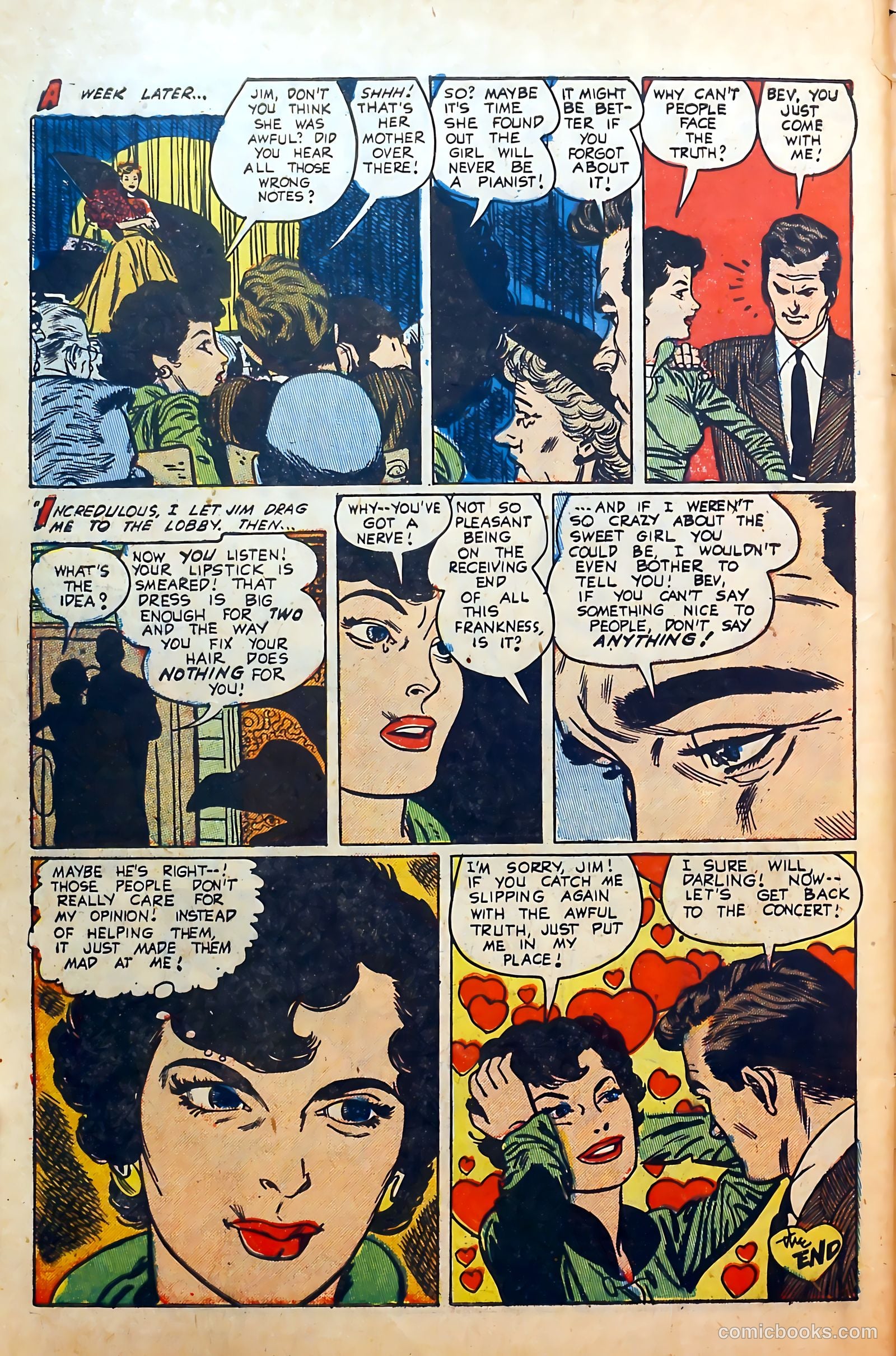 Thrilling Romances #24 (1954) — page 34 of 37