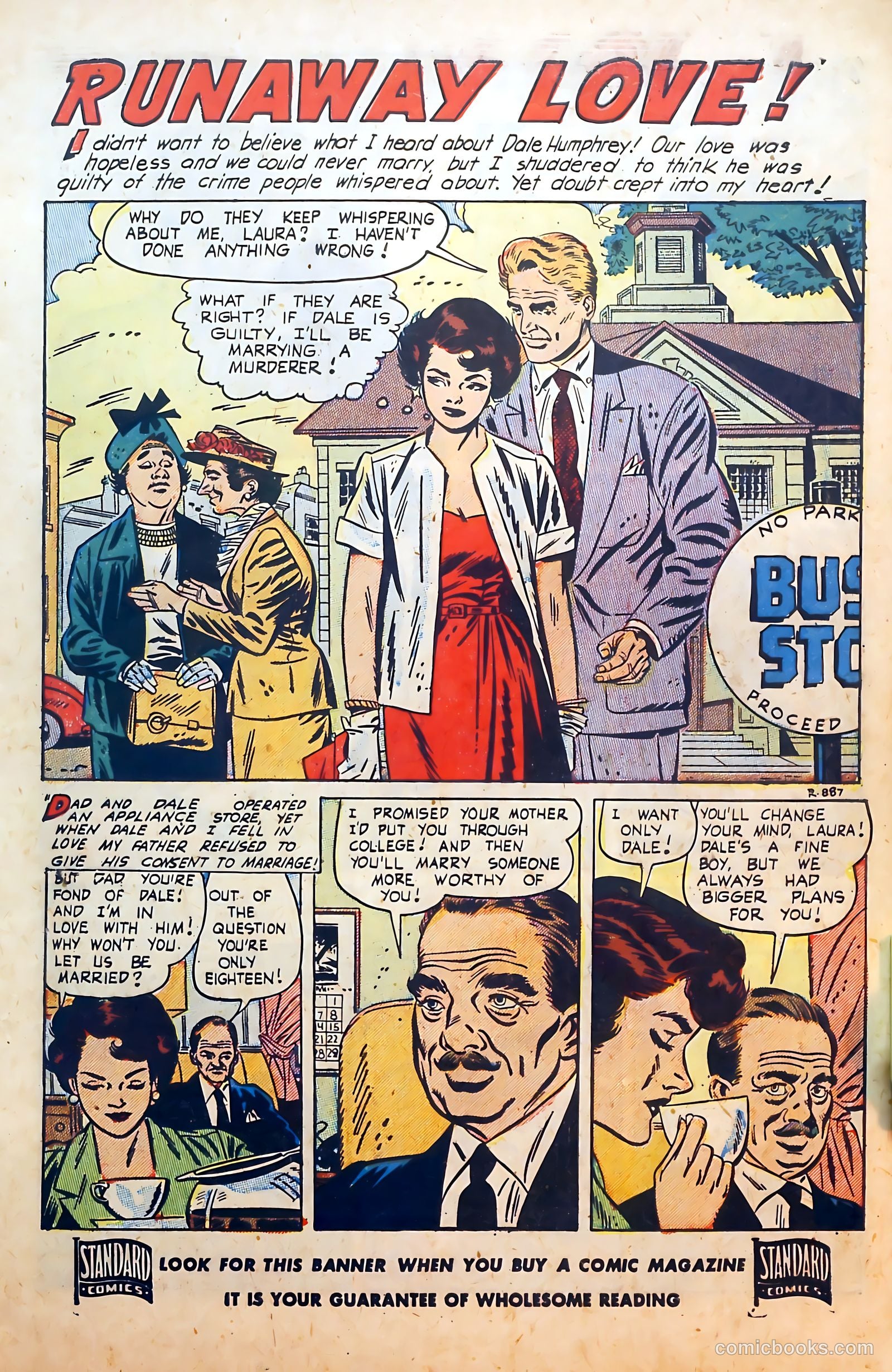 Thrilling Romances #25 (1954) — page 3 of 36