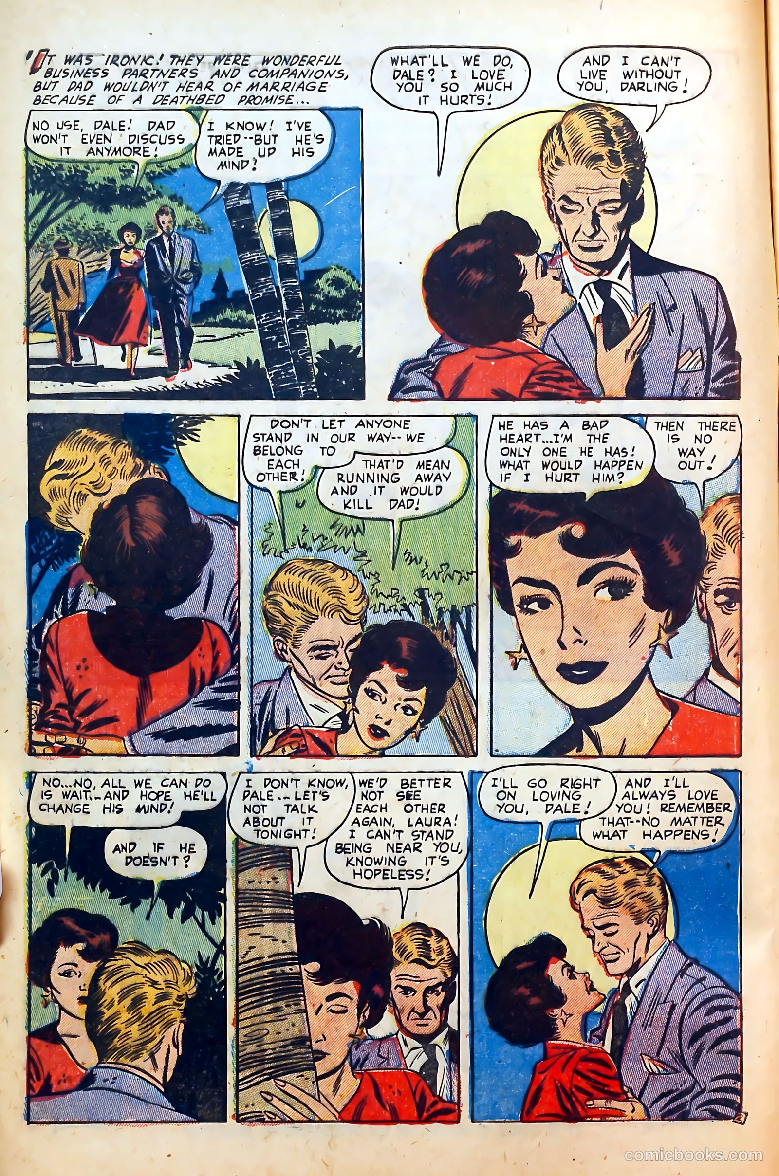 Thrilling Romances #25 (1954) — page 4 of 36