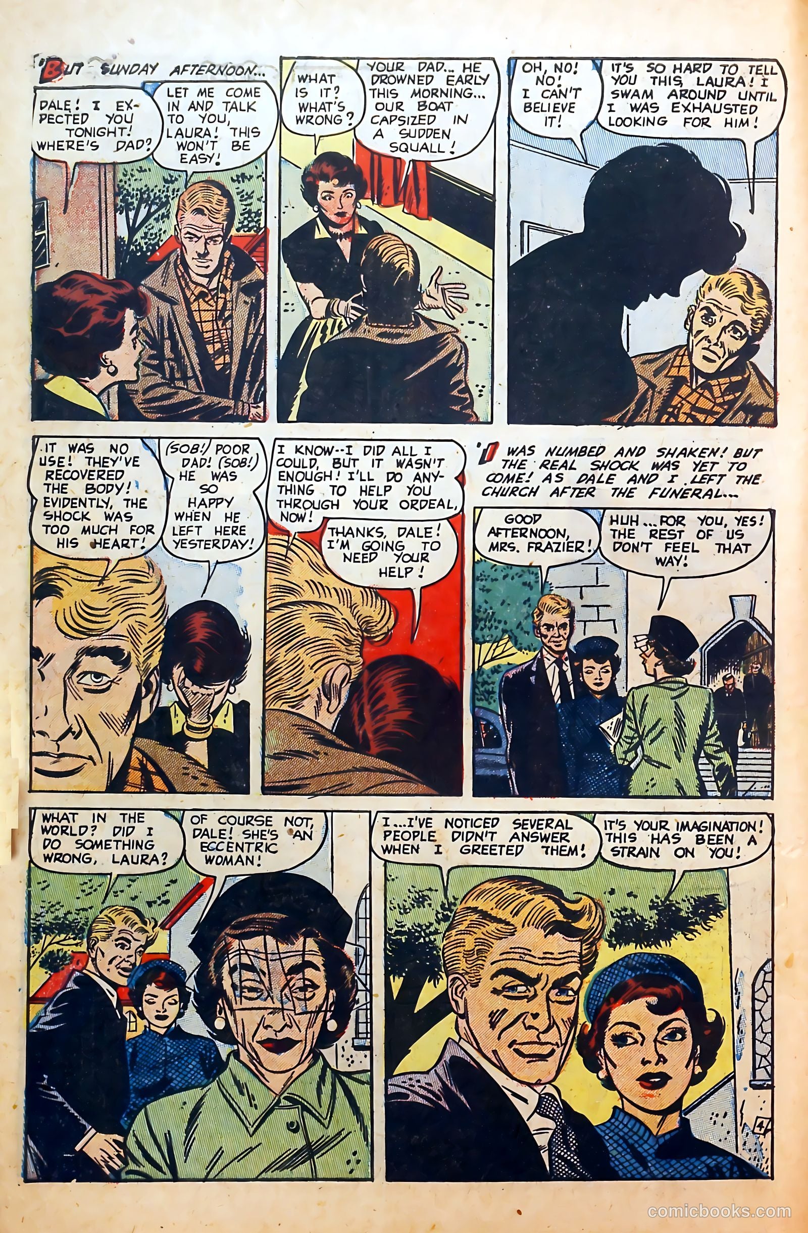 Thrilling Romances #25 (1954) — page 6 of 36