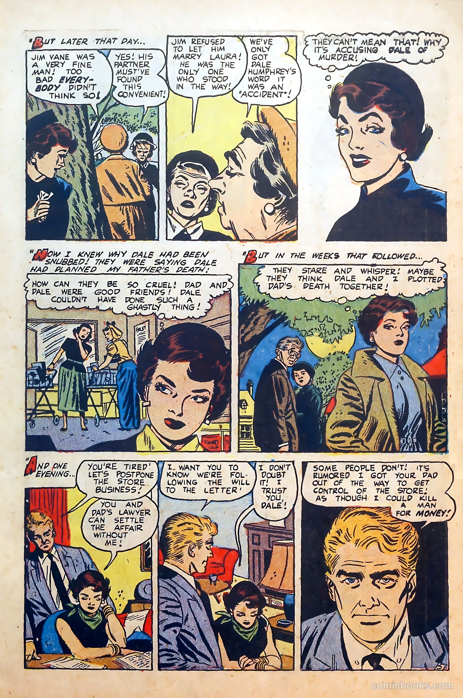 Thrilling Romances #25 (1954) — page 7 of 36