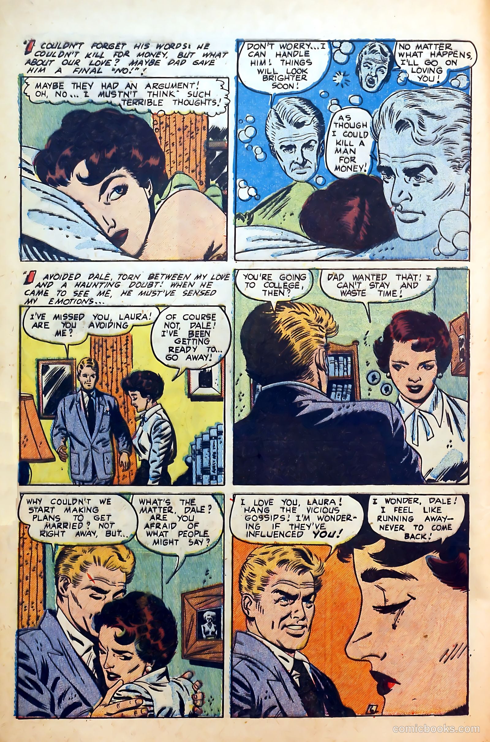 Thrilling Romances #25 (1954) — page 8 of 36