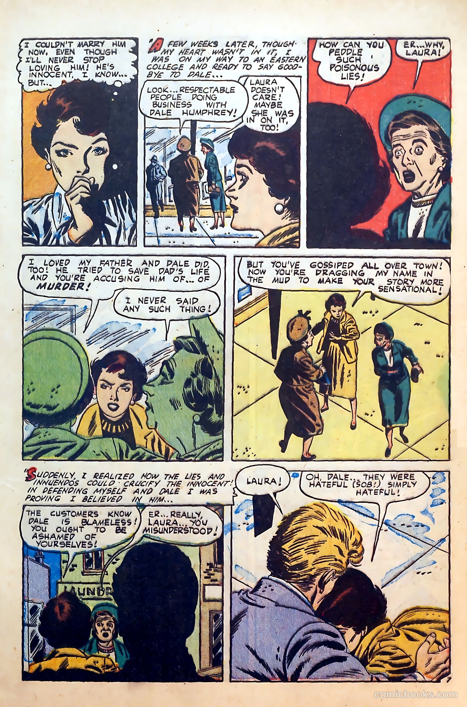 Thrilling Romances #25 (1954) — page 9 of 36