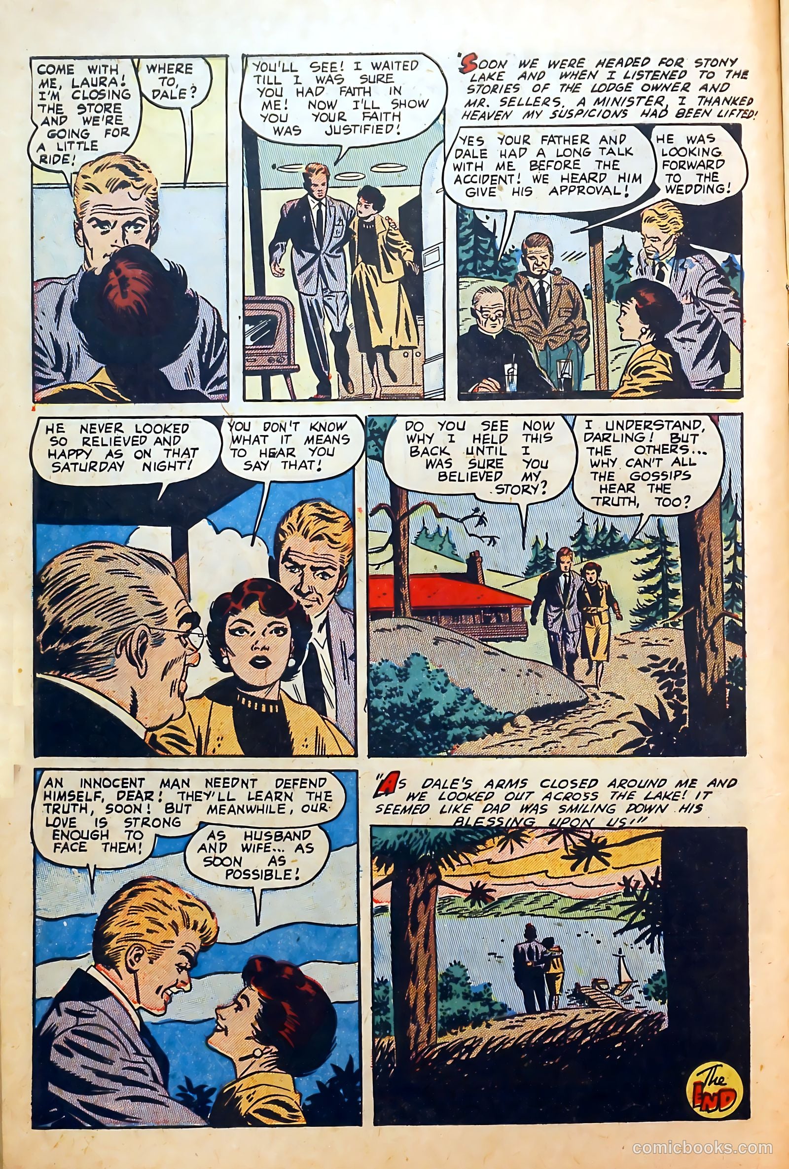 Thrilling Romances #25 (1954) — page 10 of 36