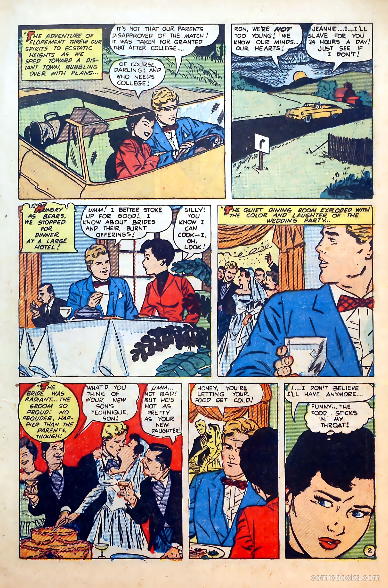 Thrilling Romances #25 (1954) — page 13 of 36