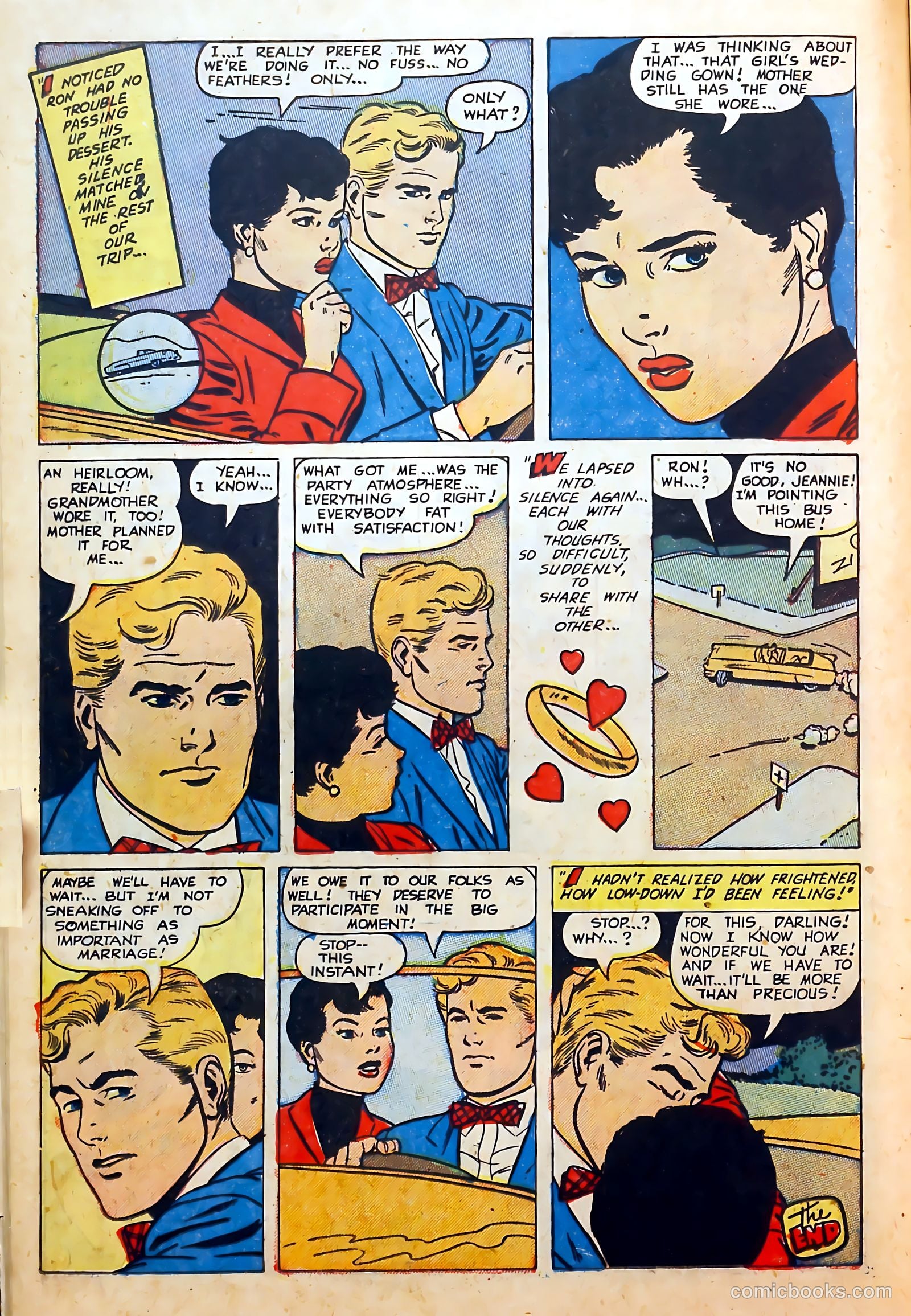 Thrilling Romances #25 (1954) — page 14 of 36