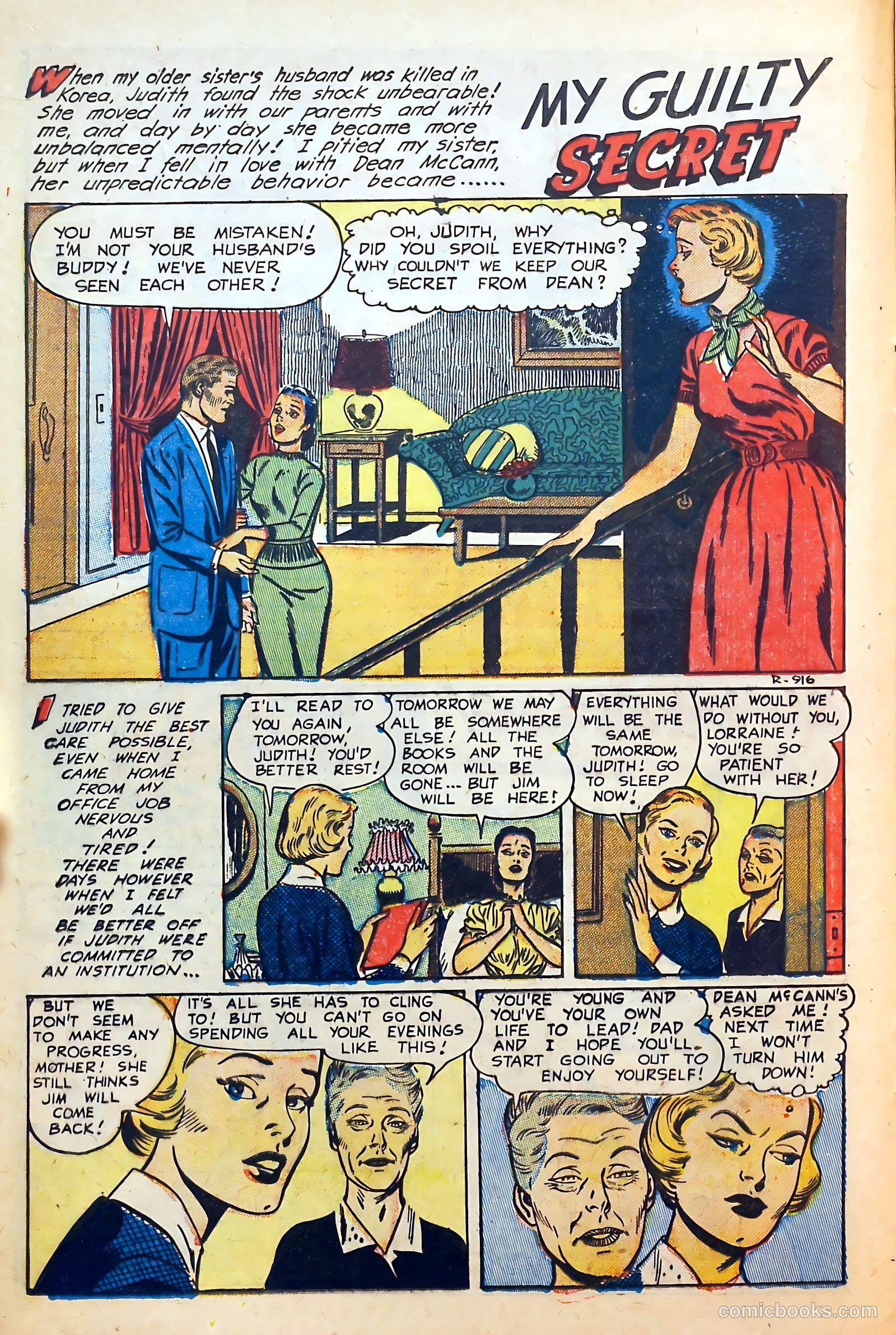Thrilling Romances #25 (1954) — page 16 of 36
