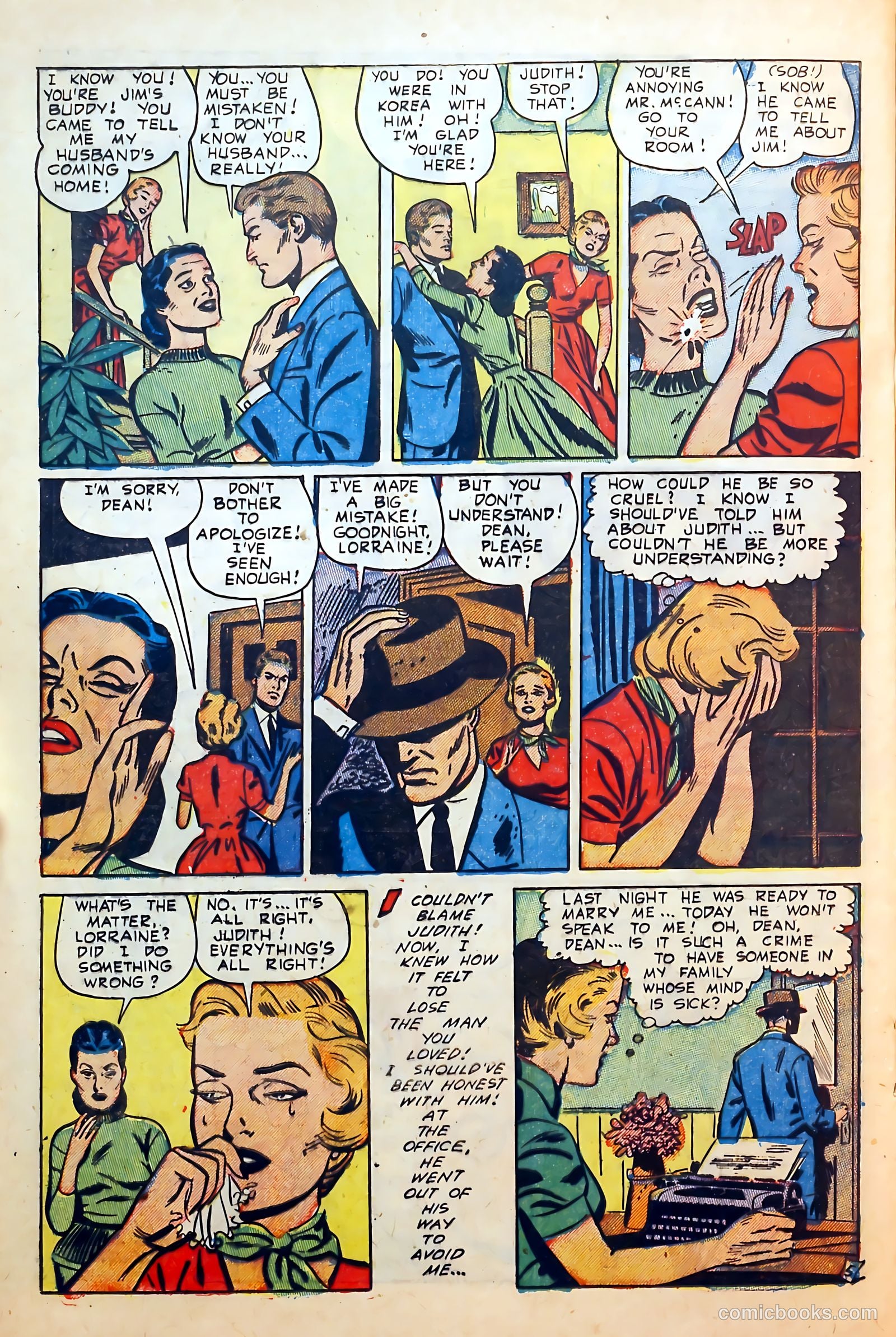 Thrilling Romances #25 (1954) — page 20 of 36
