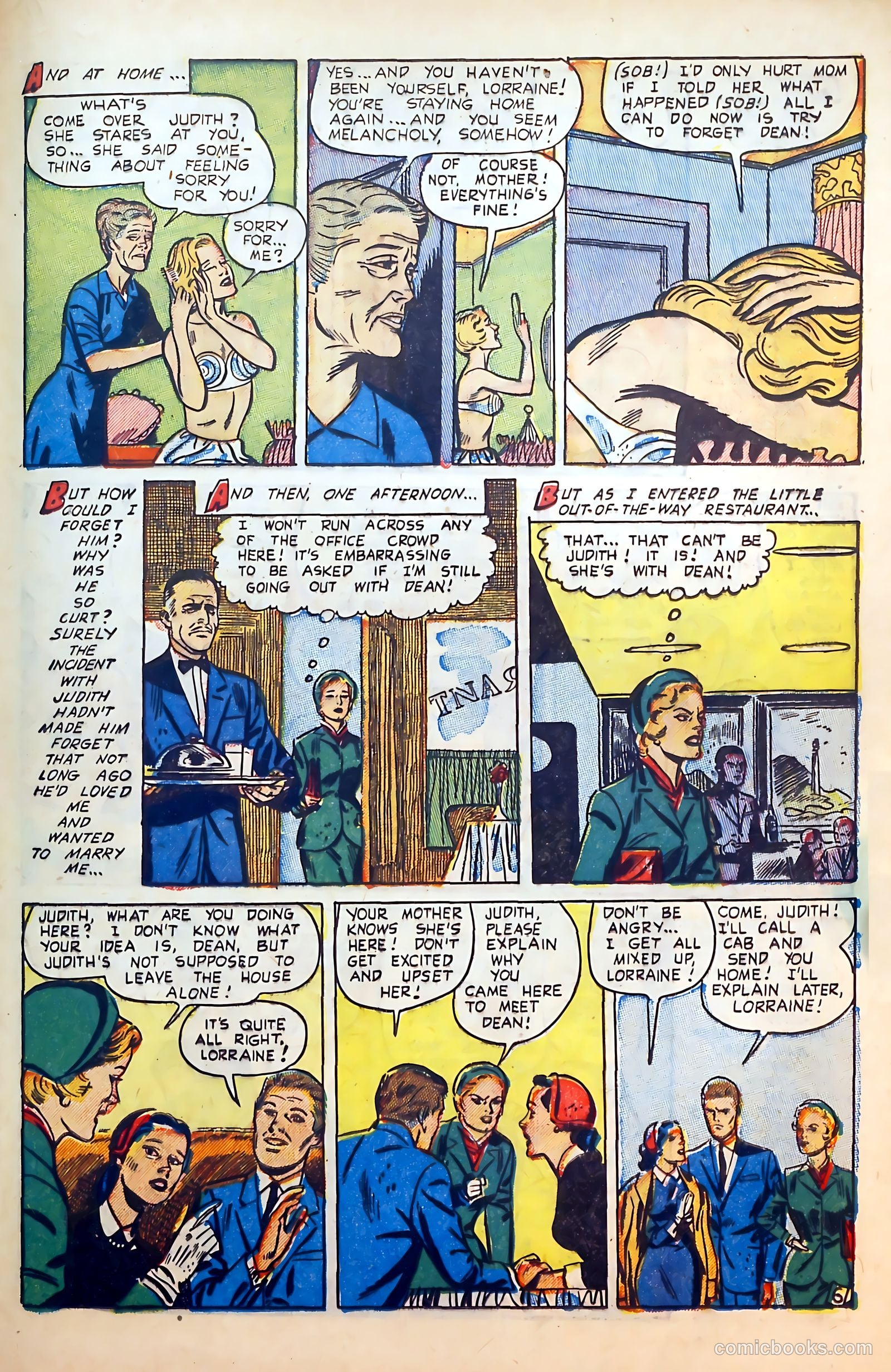 Thrilling Romances #25 (1954) — page 21 of 36