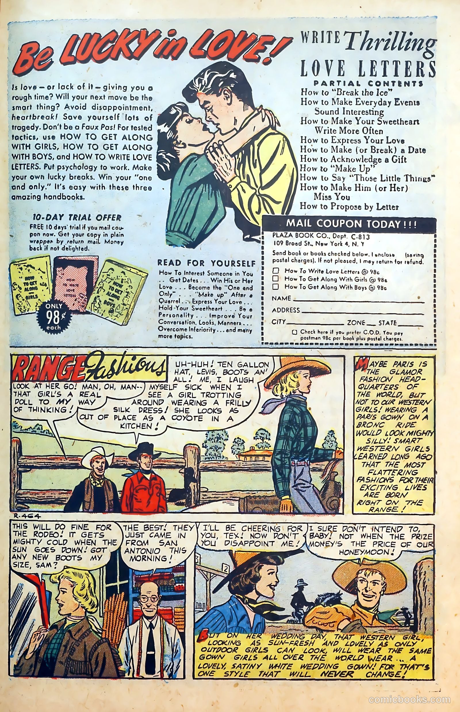 Thrilling Romances #25 (1954) — page 23 of 36