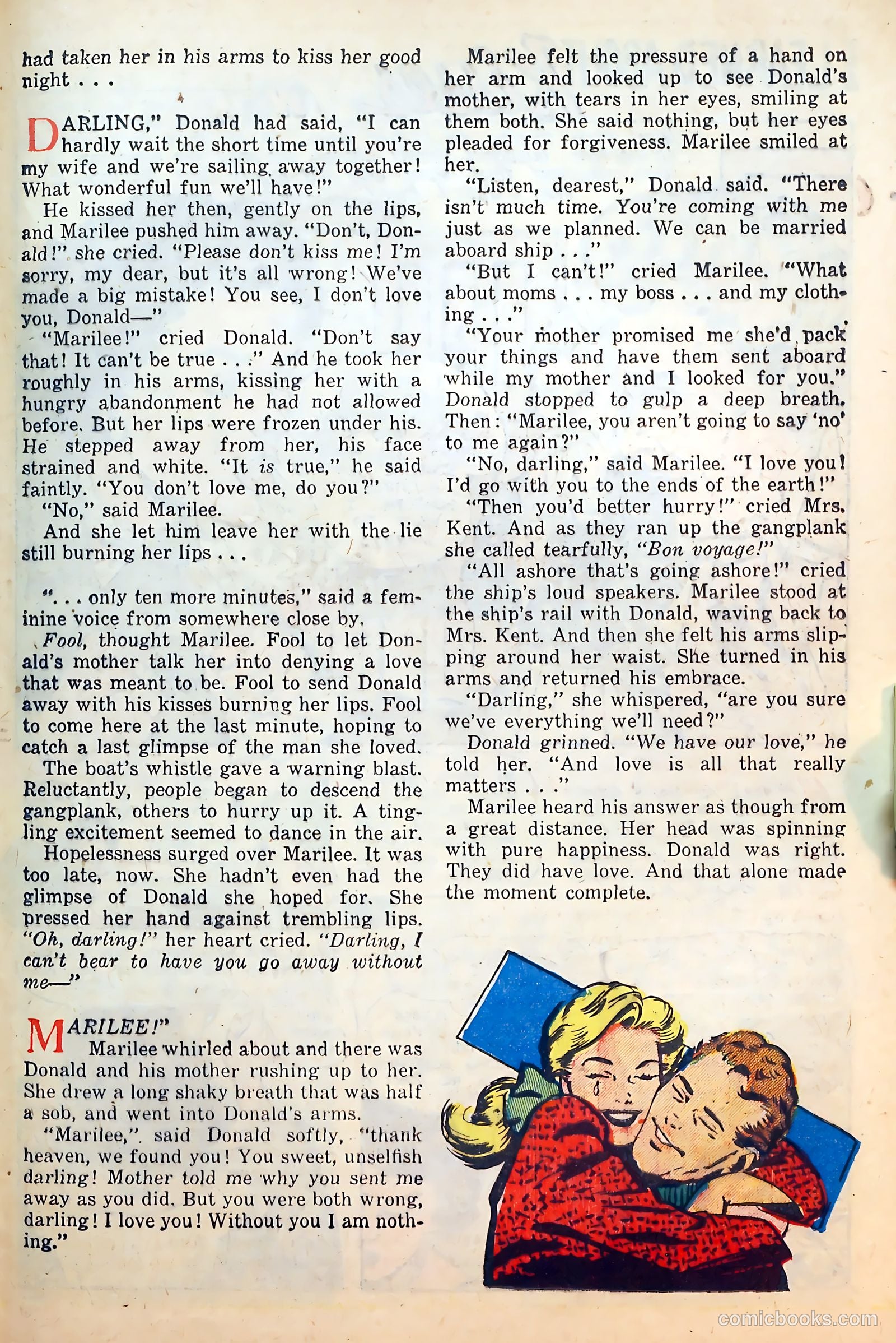 Thrilling Romances #25 (1954) — page 25 of 36