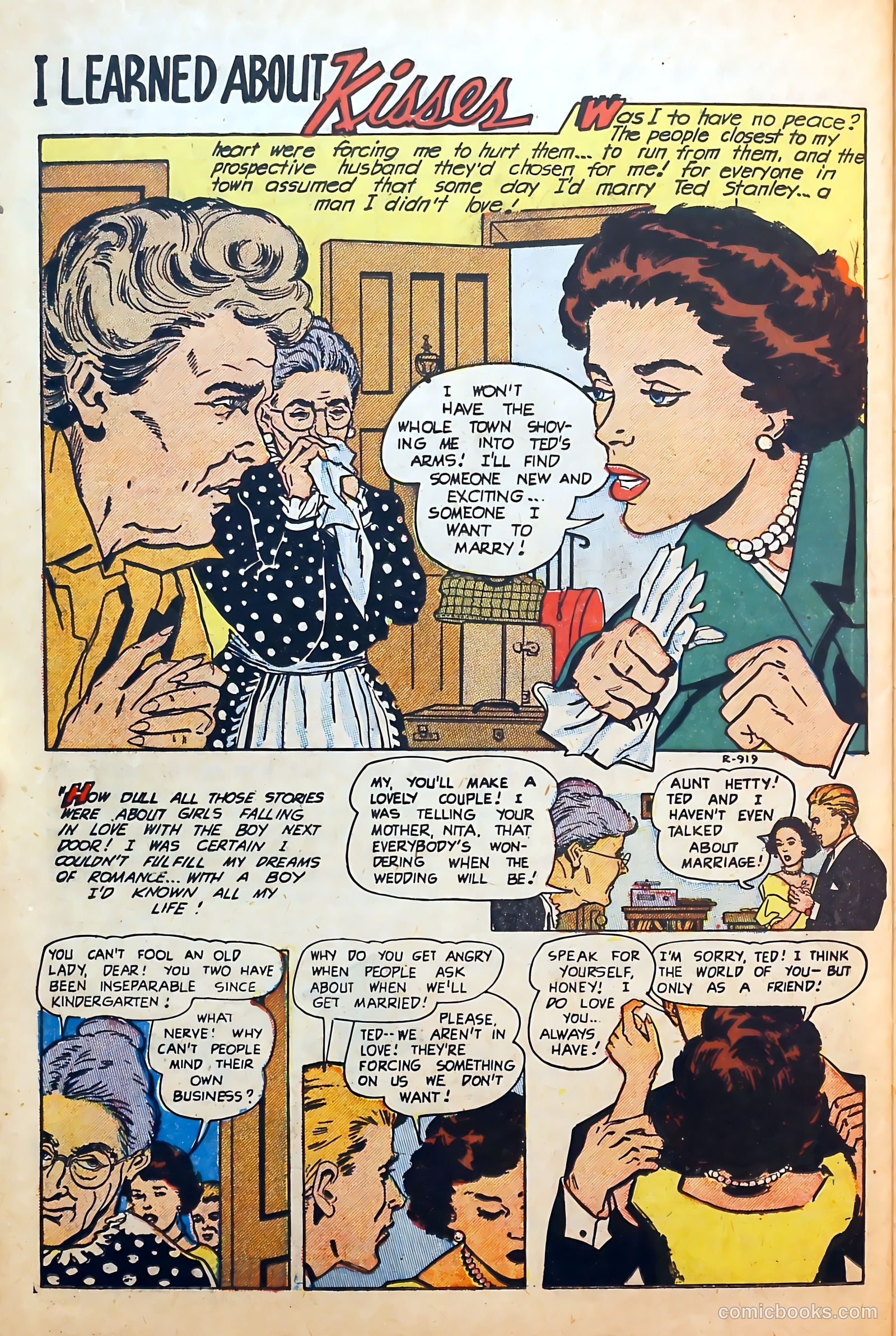Thrilling Romances #25 (1954) — page 26 of 36