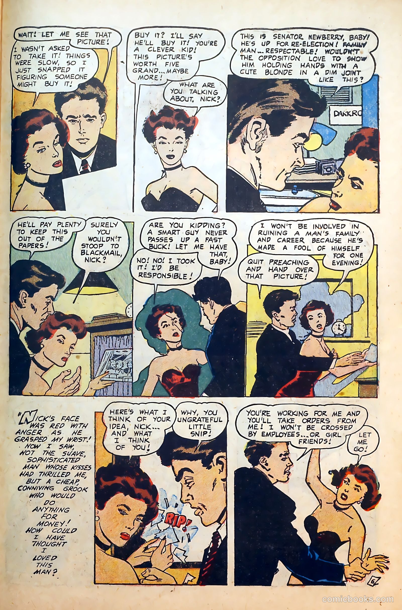 Thrilling Romances #25 (1954) — page 31 of 36
