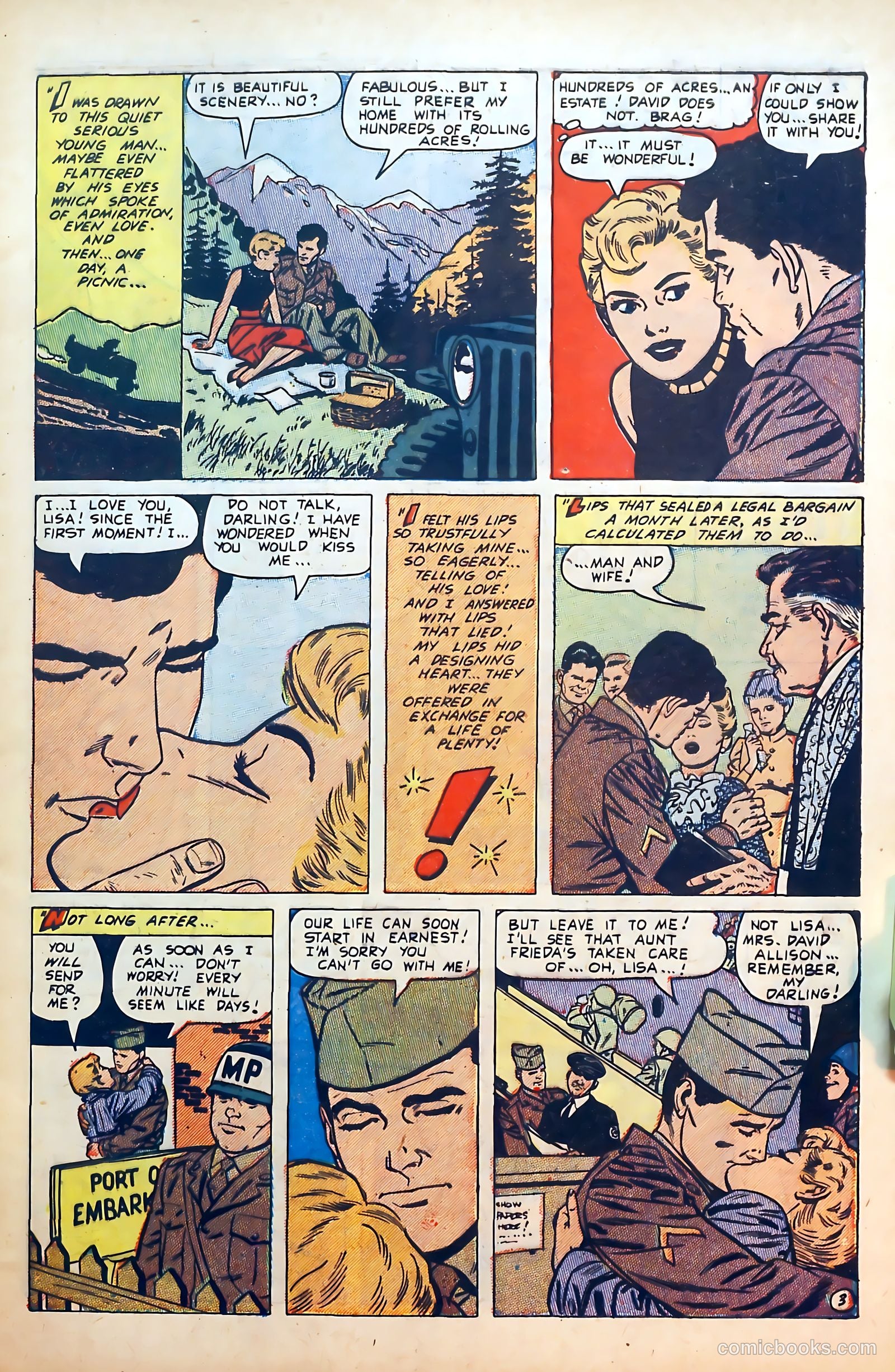 Thrilling Romances #26 (1954) — page 5 of 36
