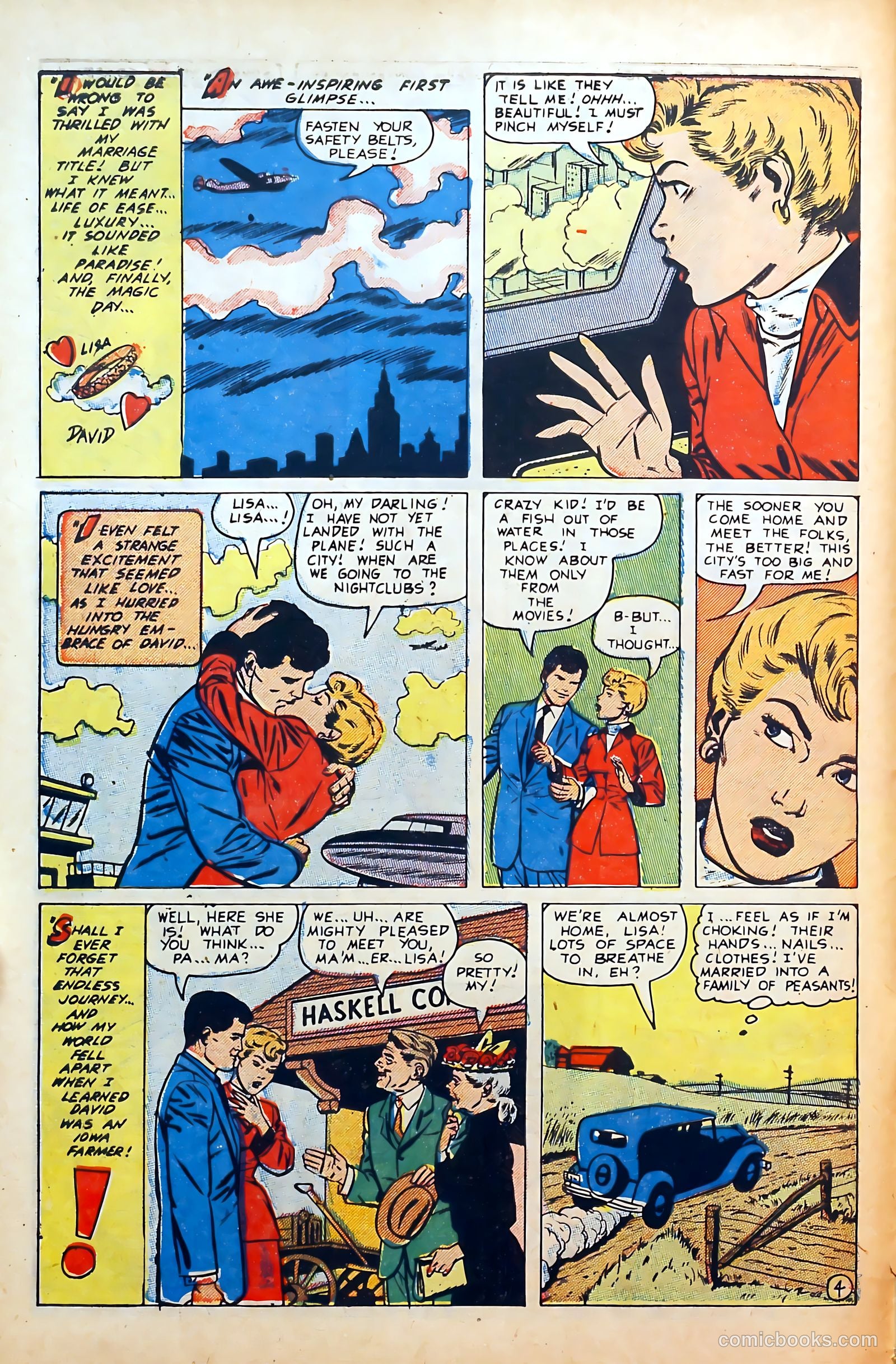 Thrilling Romances #26 (1954) — page 6 of 36