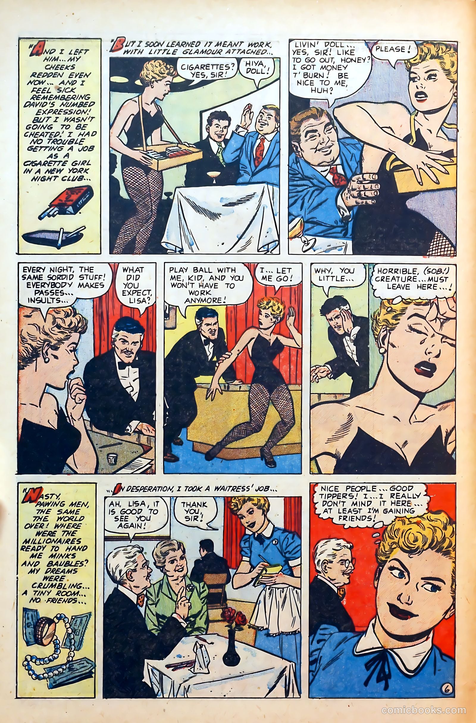Thrilling Romances #26 (1954) — page 8 of 36