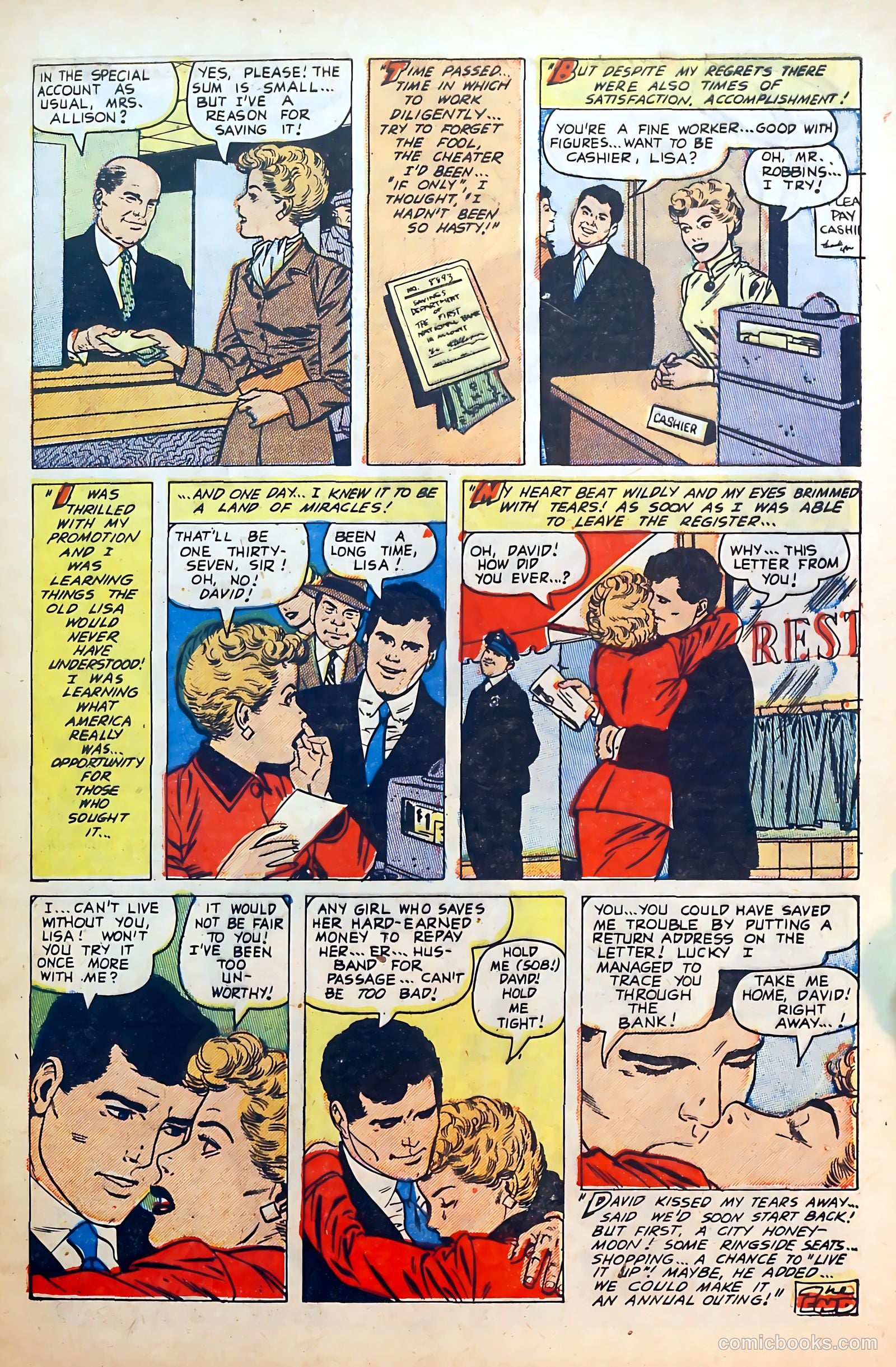 Thrilling Romances #26 (1954) — page 9 of 36