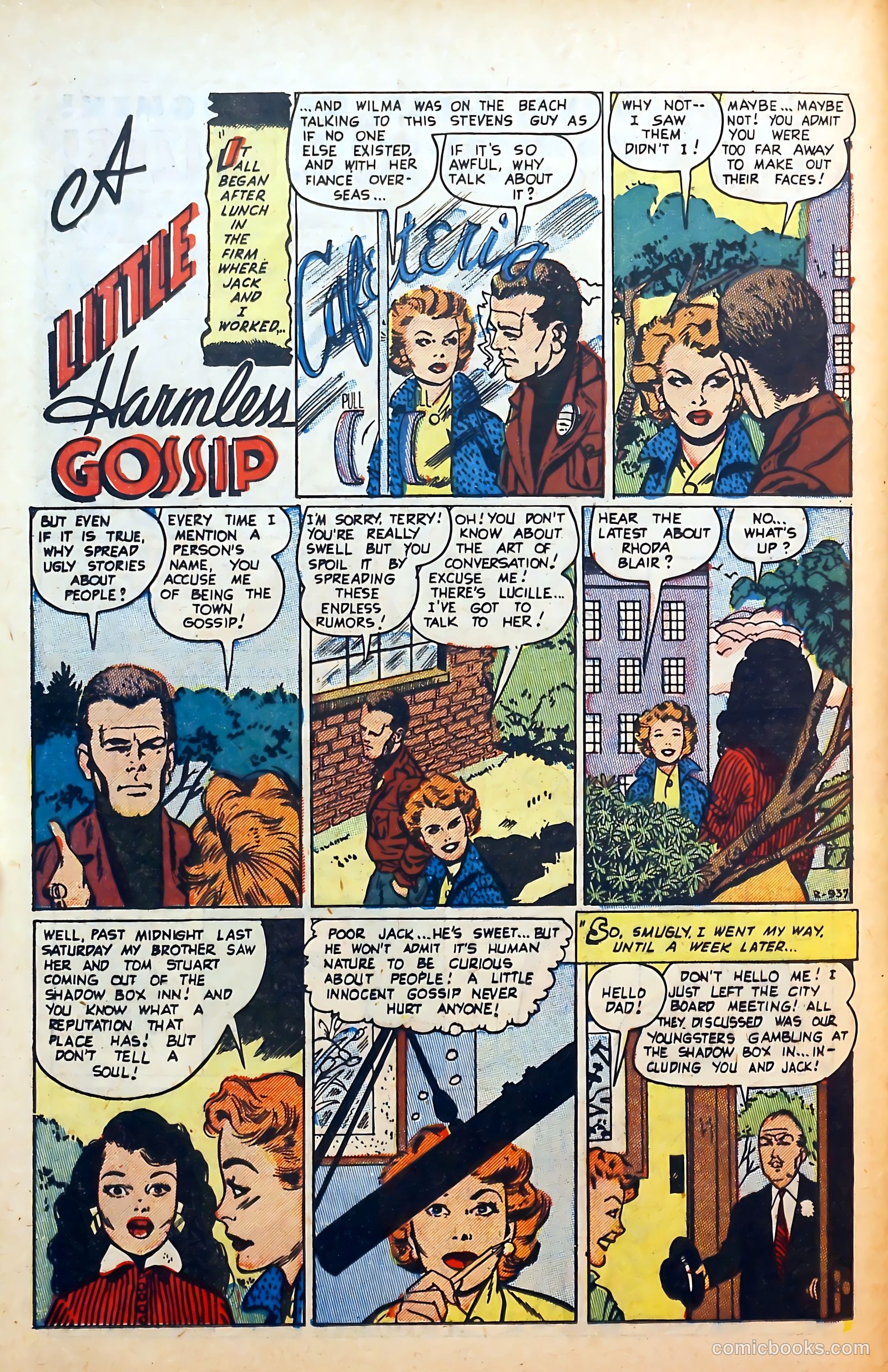 Thrilling Romances #26 (1954) — page 12 of 36