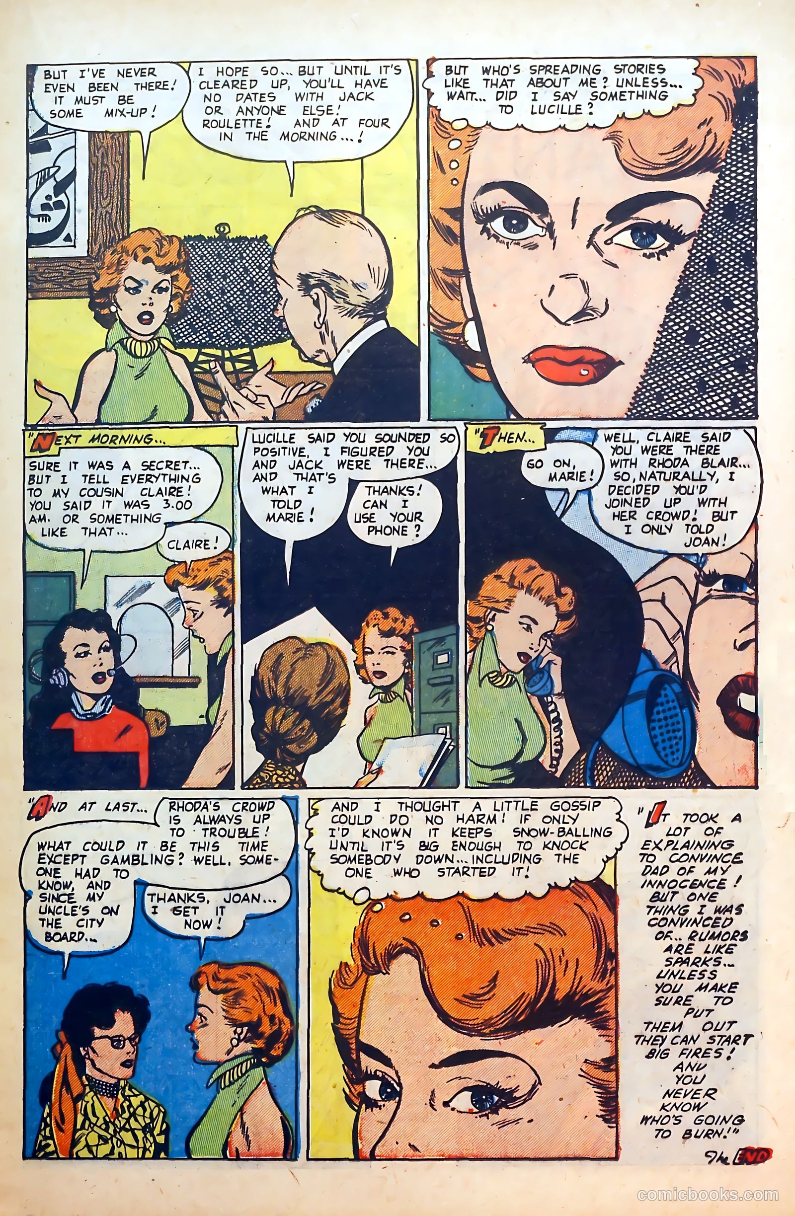 Thrilling Romances #26 (1954) — page 13 of 36