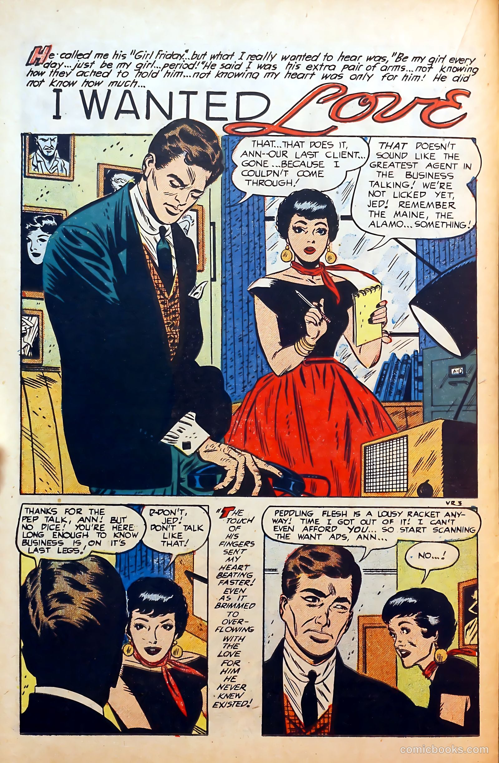 Thrilling Romances #26 (1954) — page 14 of 36