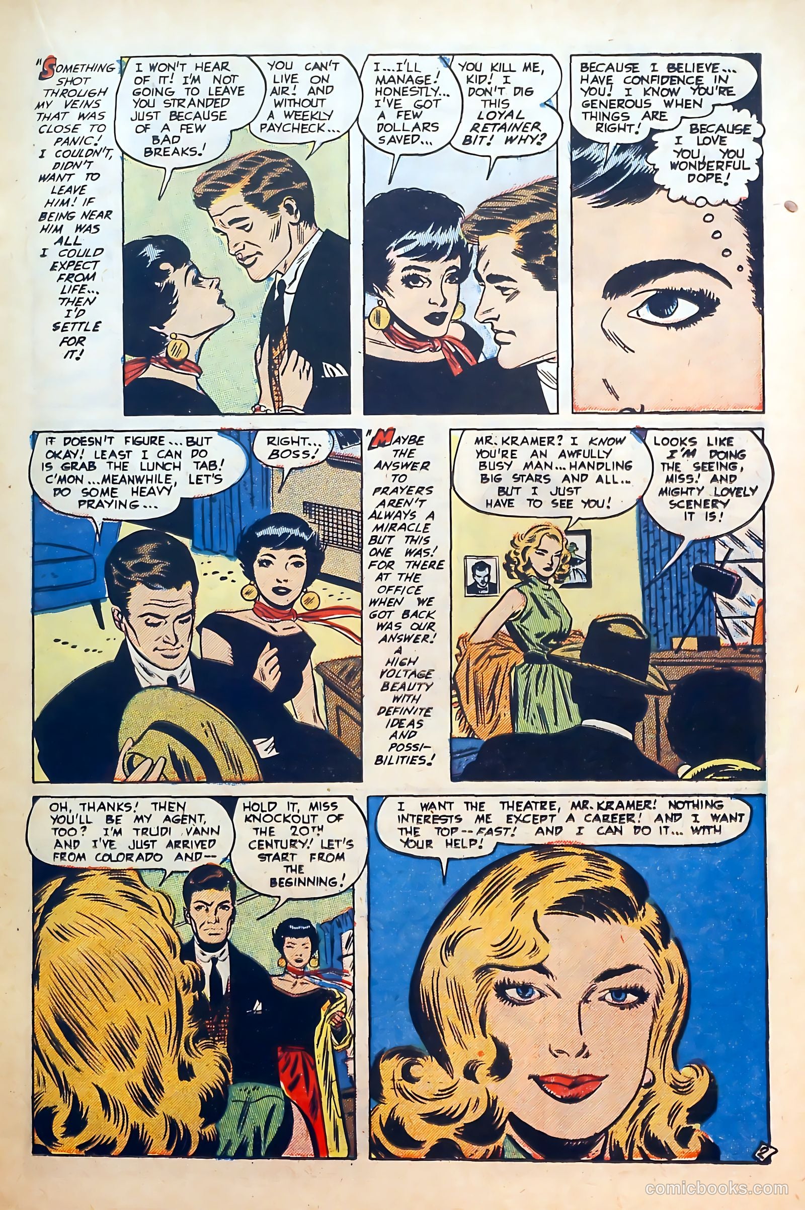 Thrilling Romances #26 (1954) — page 15 of 36