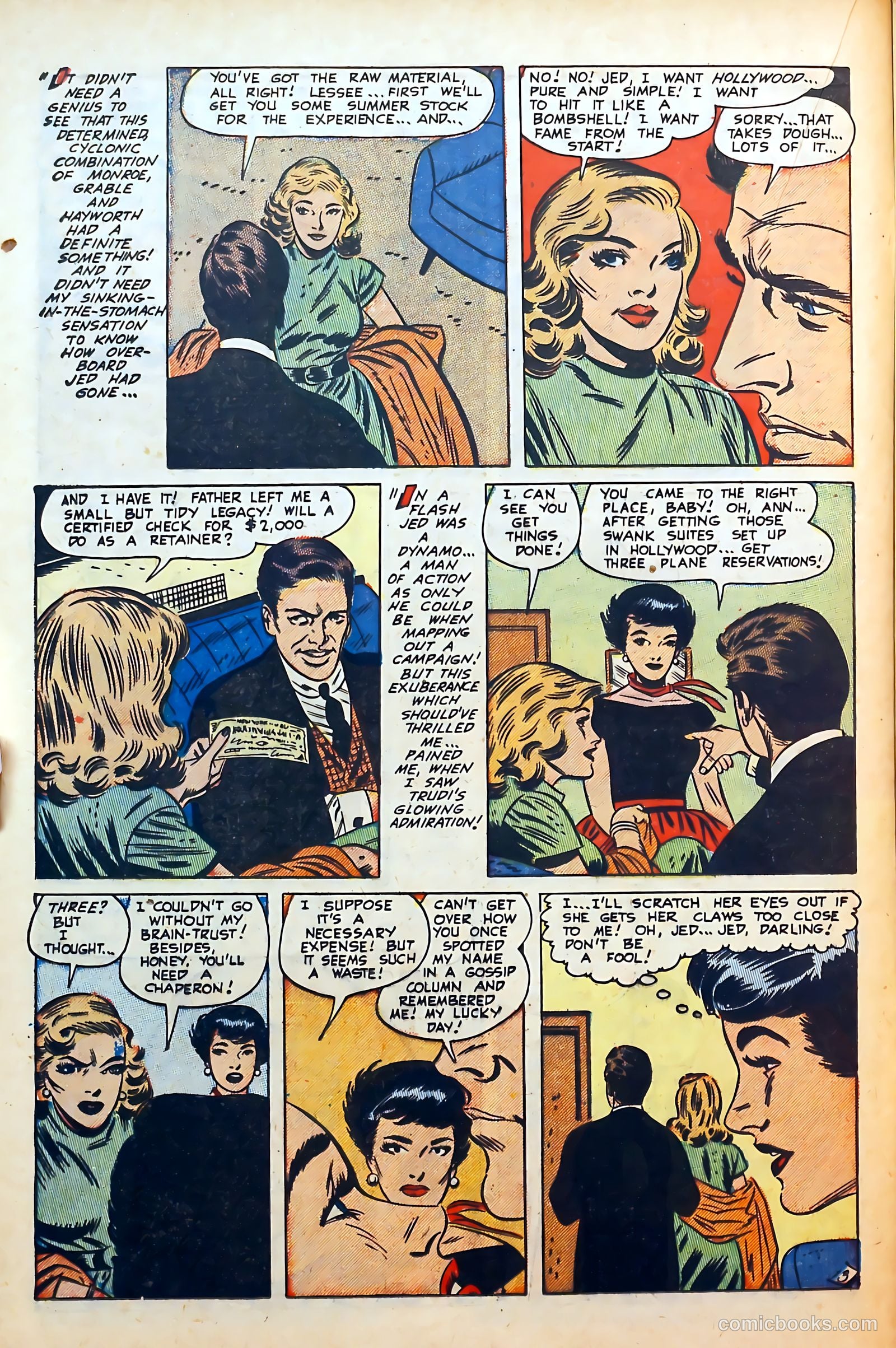 Thrilling Romances #26 (1954) — page 16 of 36