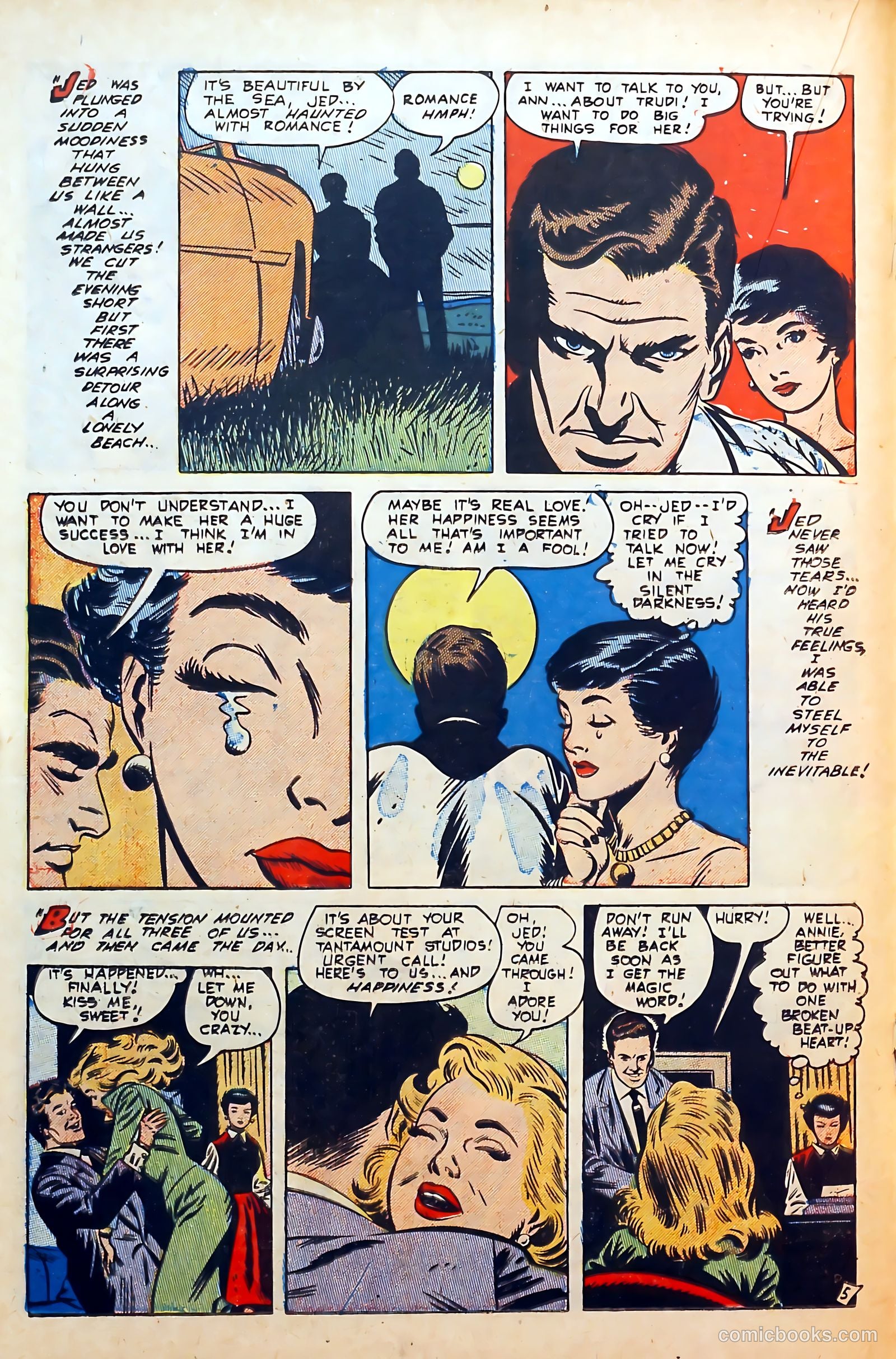 Thrilling Romances #26 (1954) — page 18 of 36