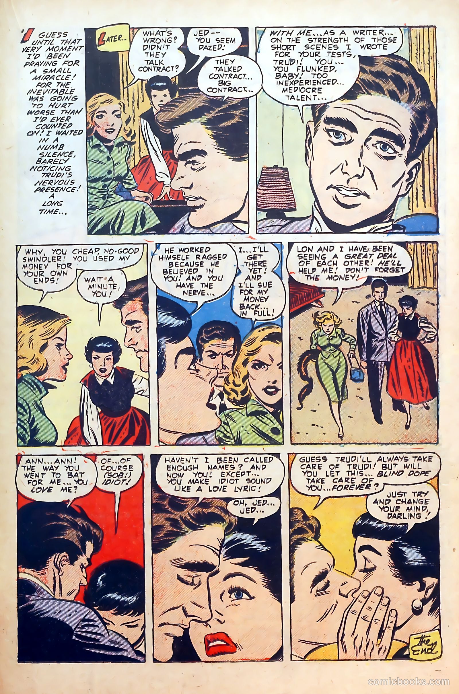 Thrilling Romances #26 (1954) — page 19 of 36